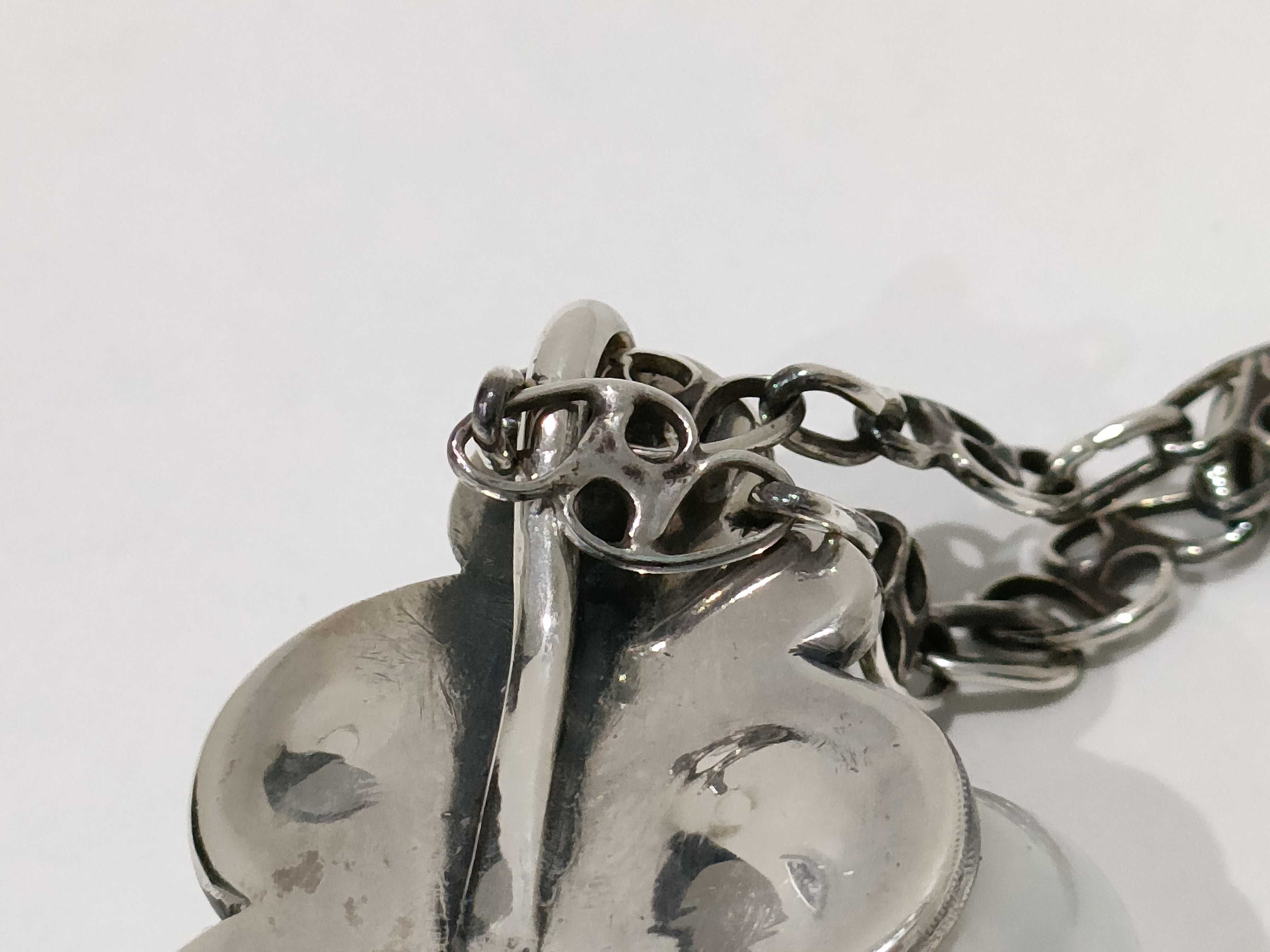 BeBe Kobo Silver and Multi-Tone Cultured Pearl Cluster Pendant Necklace