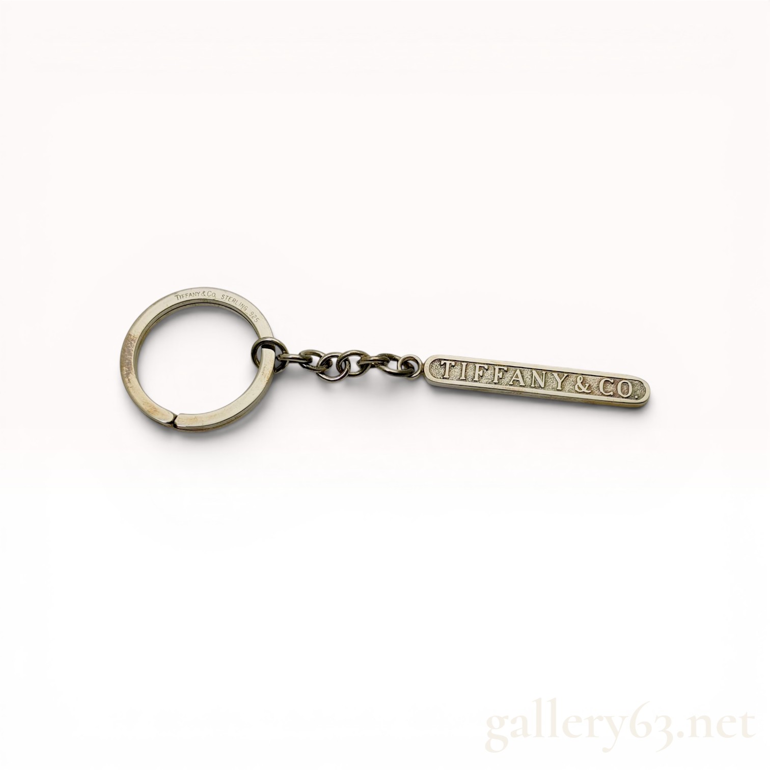 Tiffany & Co. Sterling Silver Bar Keychain