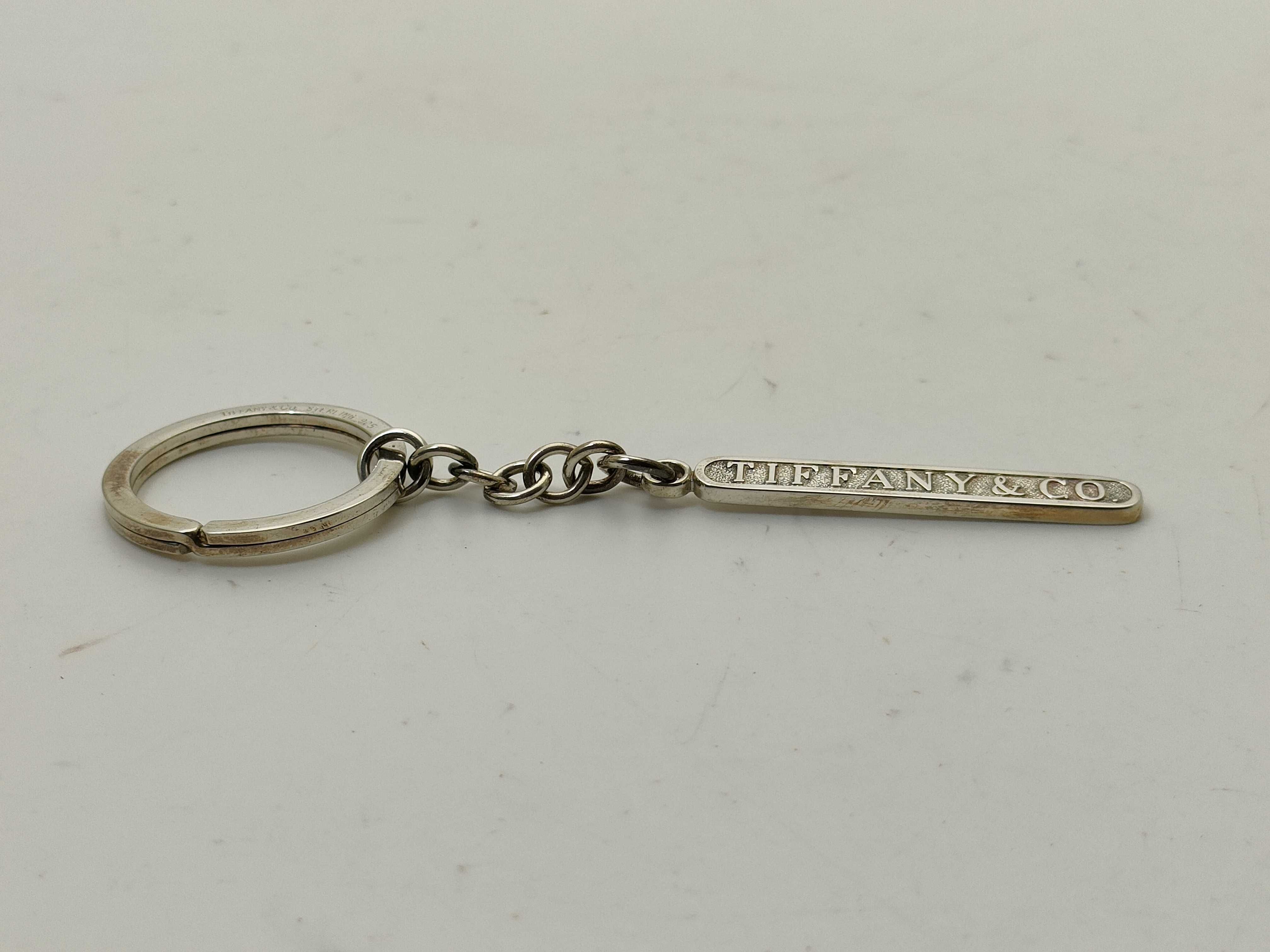 Tiffany & Co. Sterling Silver Bar Keychain