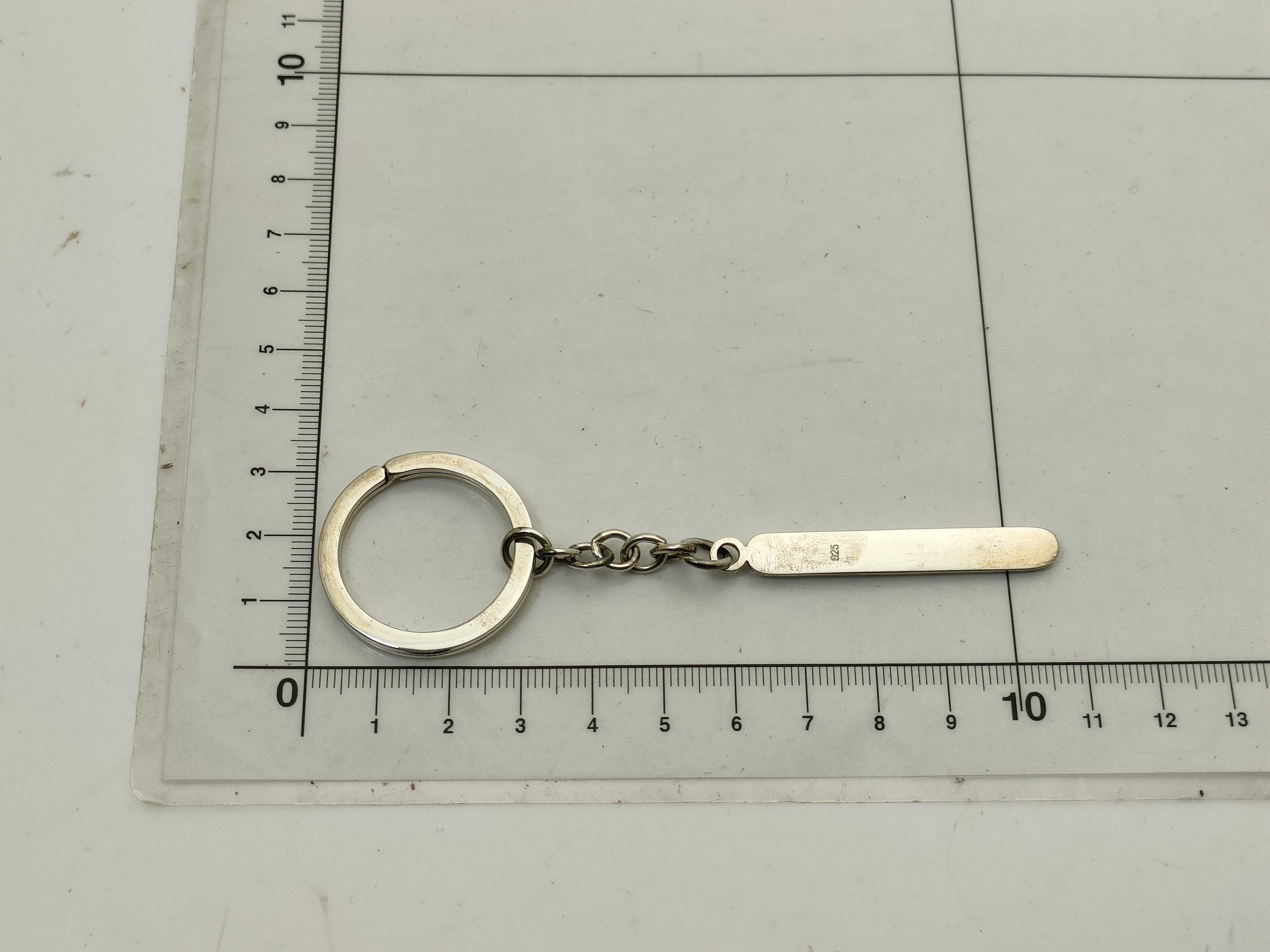Tiffany & Co. Sterling Silver Bar Keychain