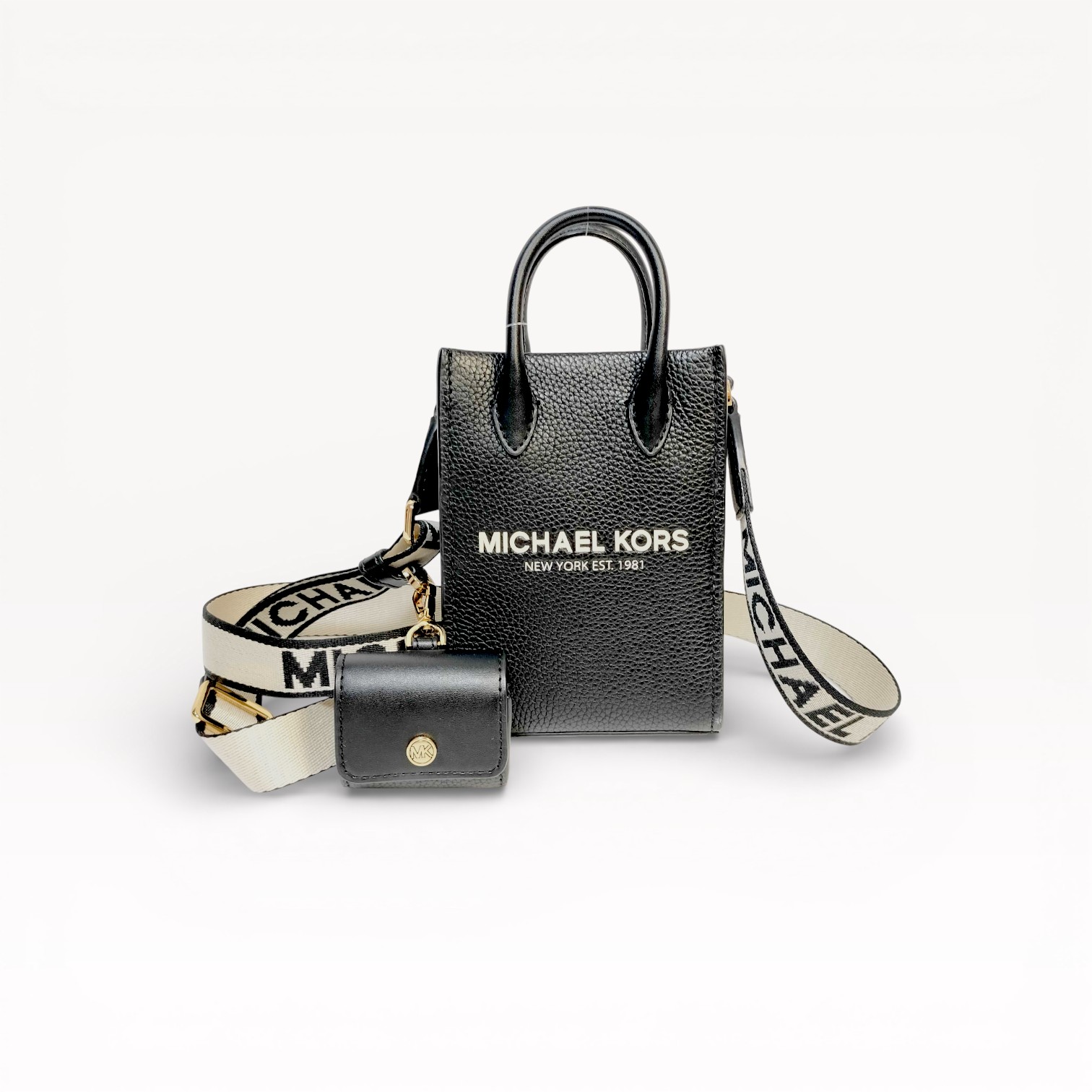 Michael Kors Mirella Small Pebbled Leather Crossbody Bag