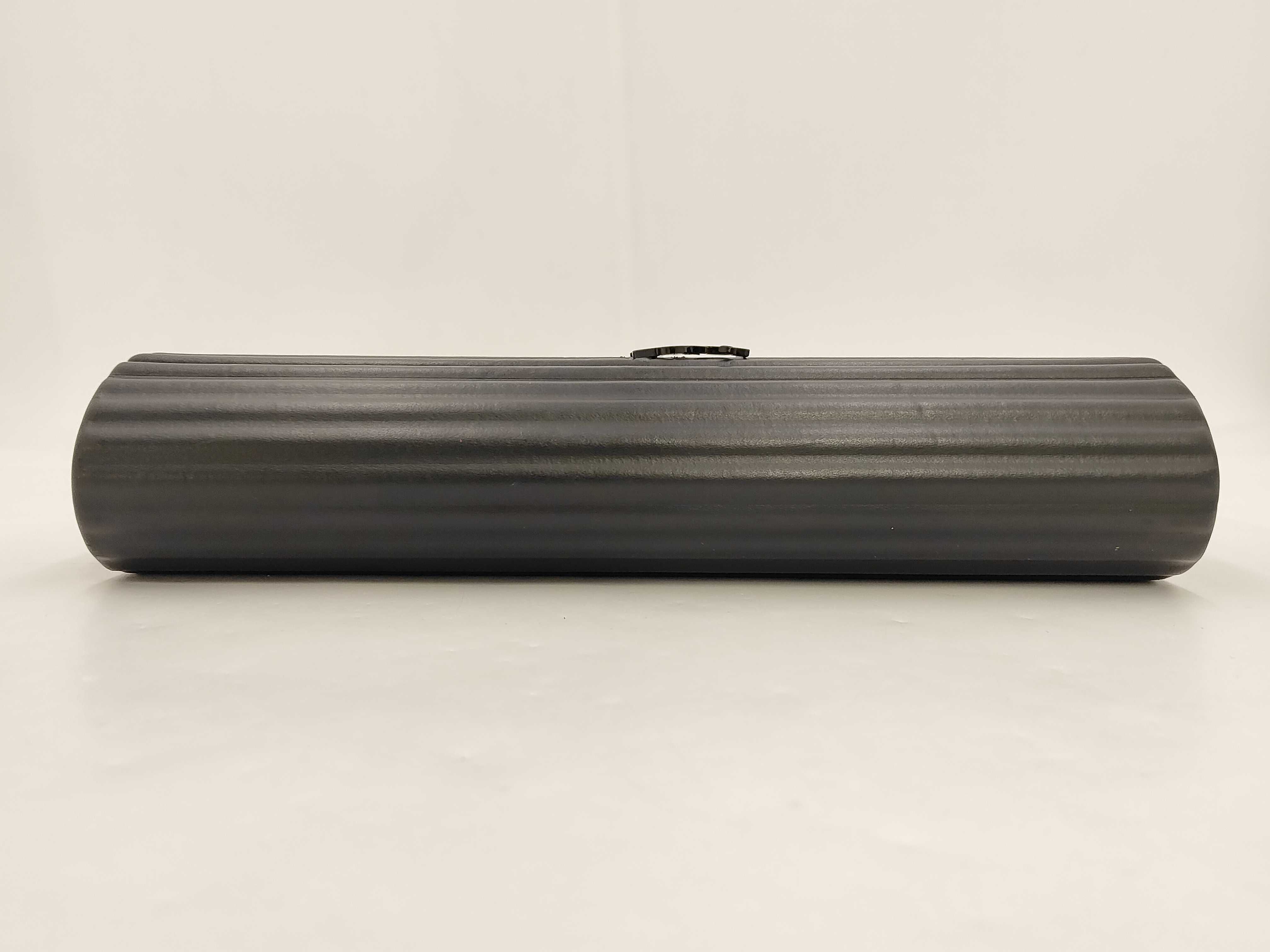Saint Laurent Opyum Box Clutch, Black Fluted Leather
