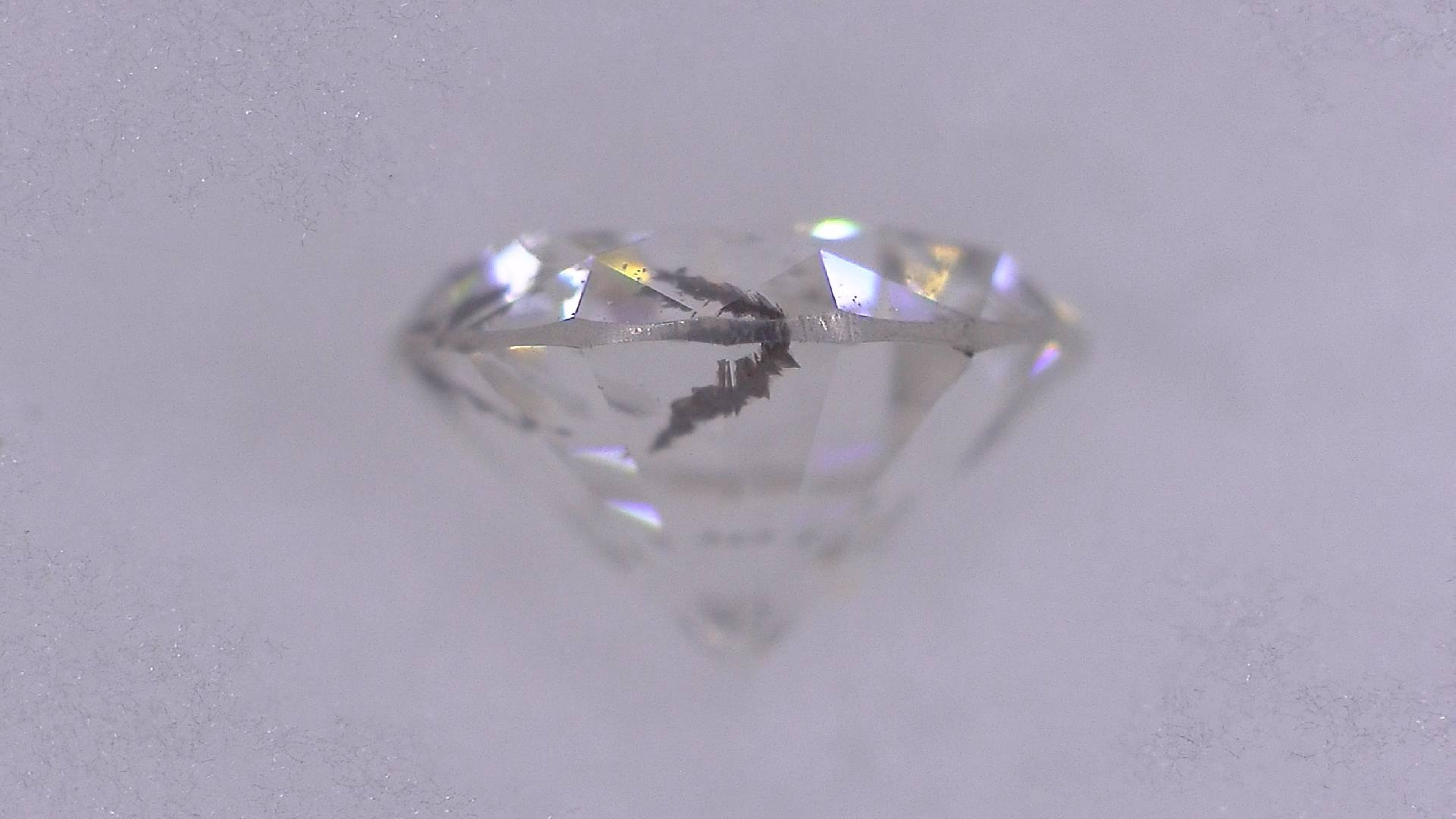 Central Gem Laboratory Certified 0.208 Carat Round Brilliant Cut Natural Diamond