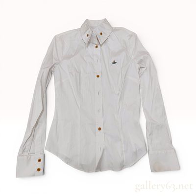 Vivienne Westwood Red Label White Violin Shirt Size 42. This is a Vivienne Westwood Red Label 