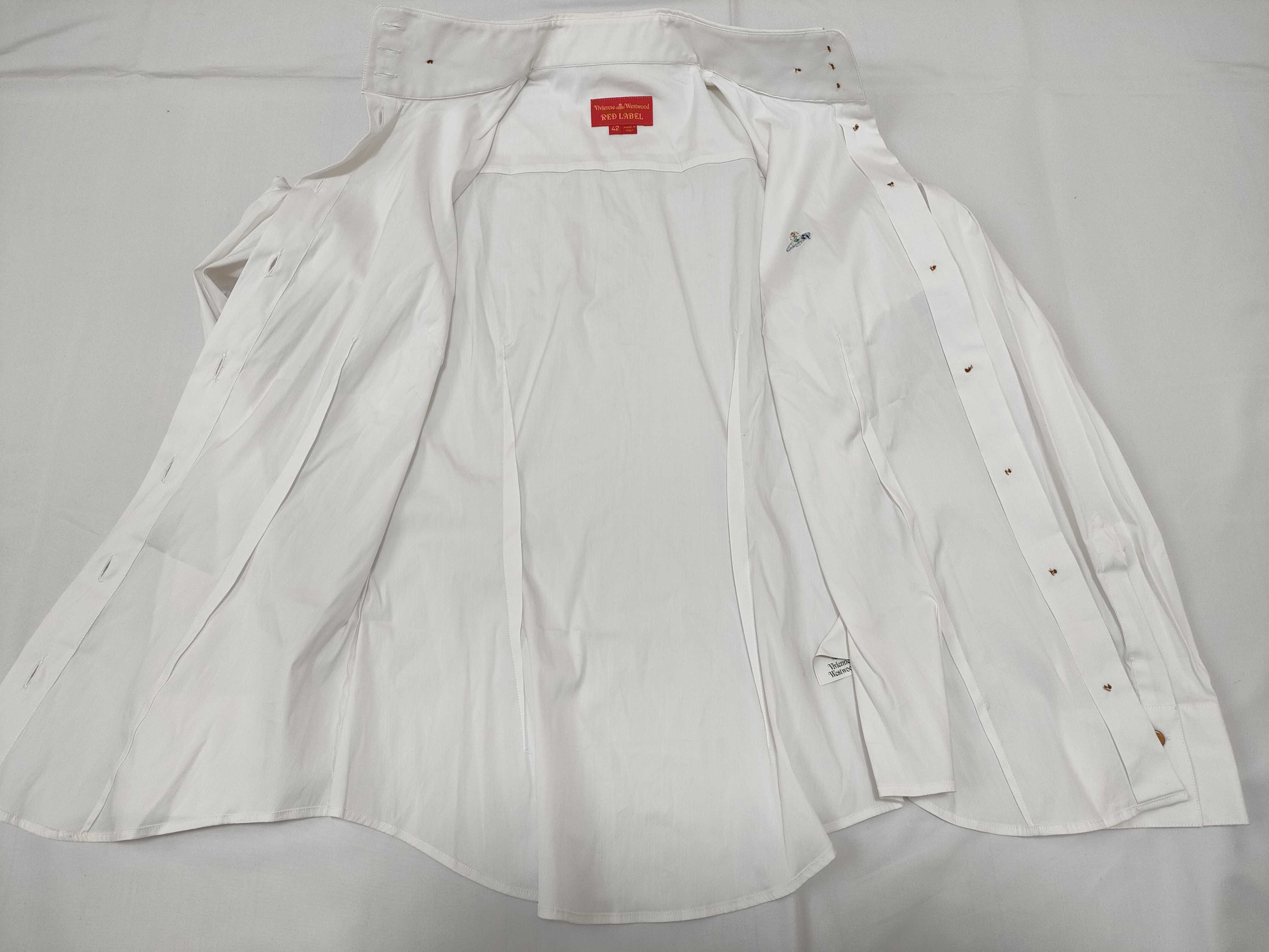 Vivienne Westwood Red Label White Violin Shirt Size 42