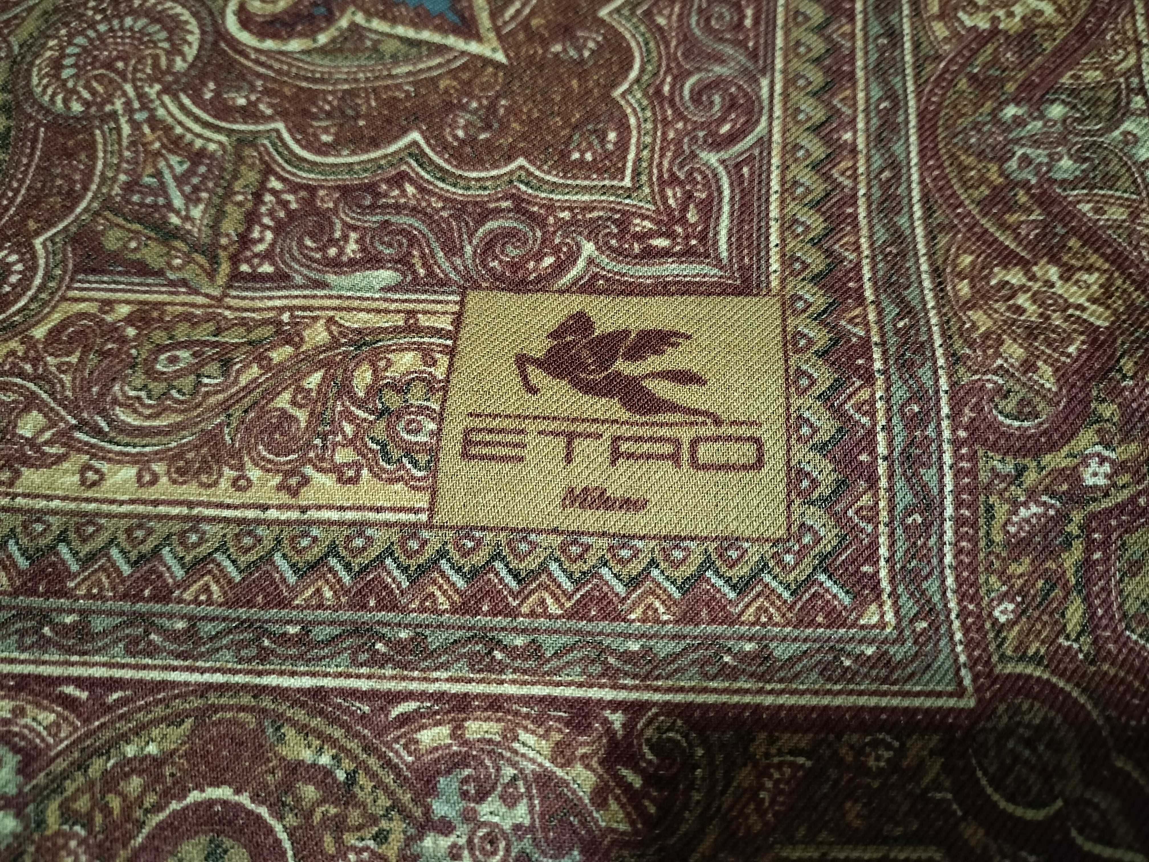 Etro Milano Wool Paisley Scarf