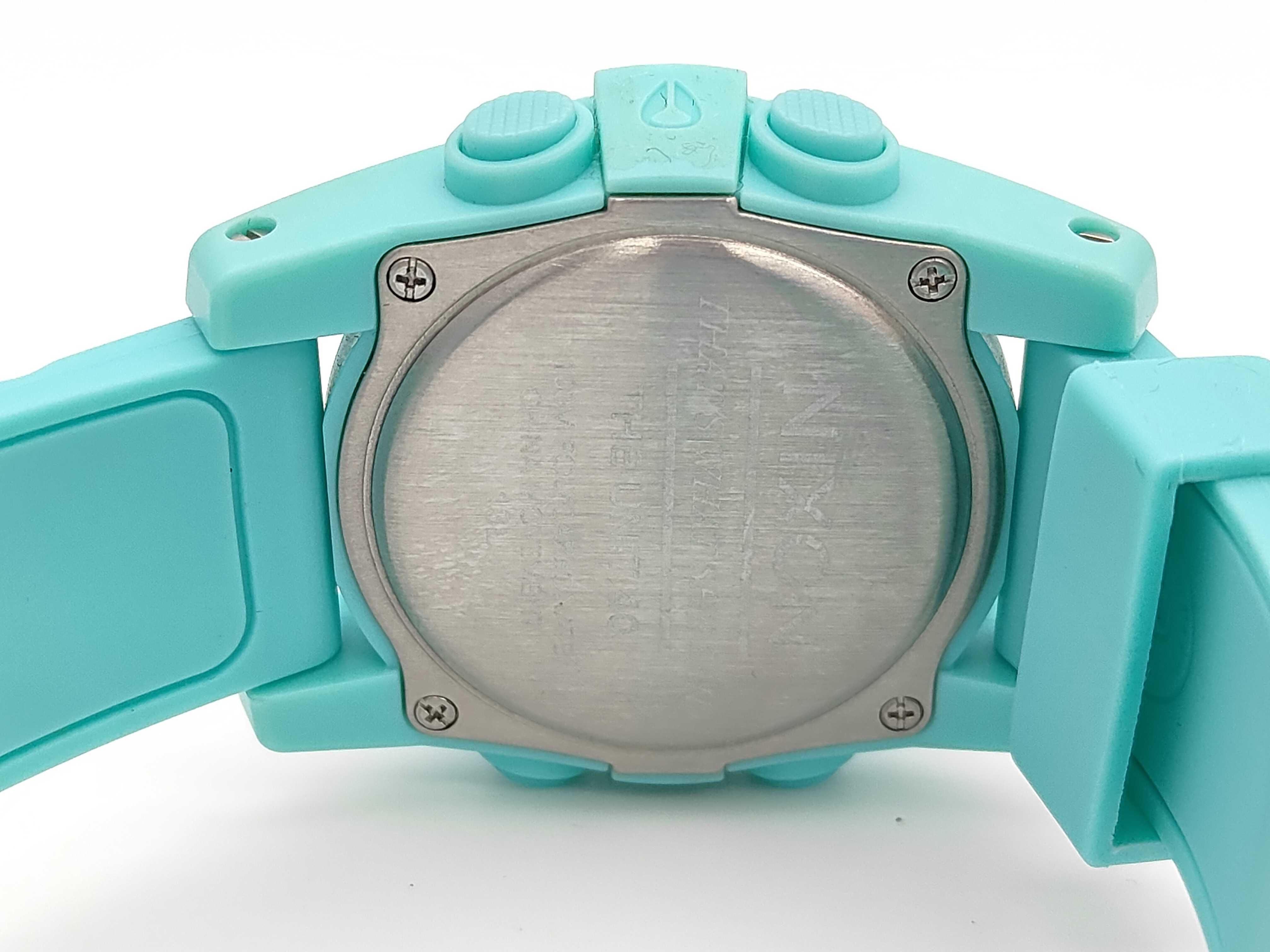 Nixon The Unit Tide Teal Polycarbonate Digital Wristwatch