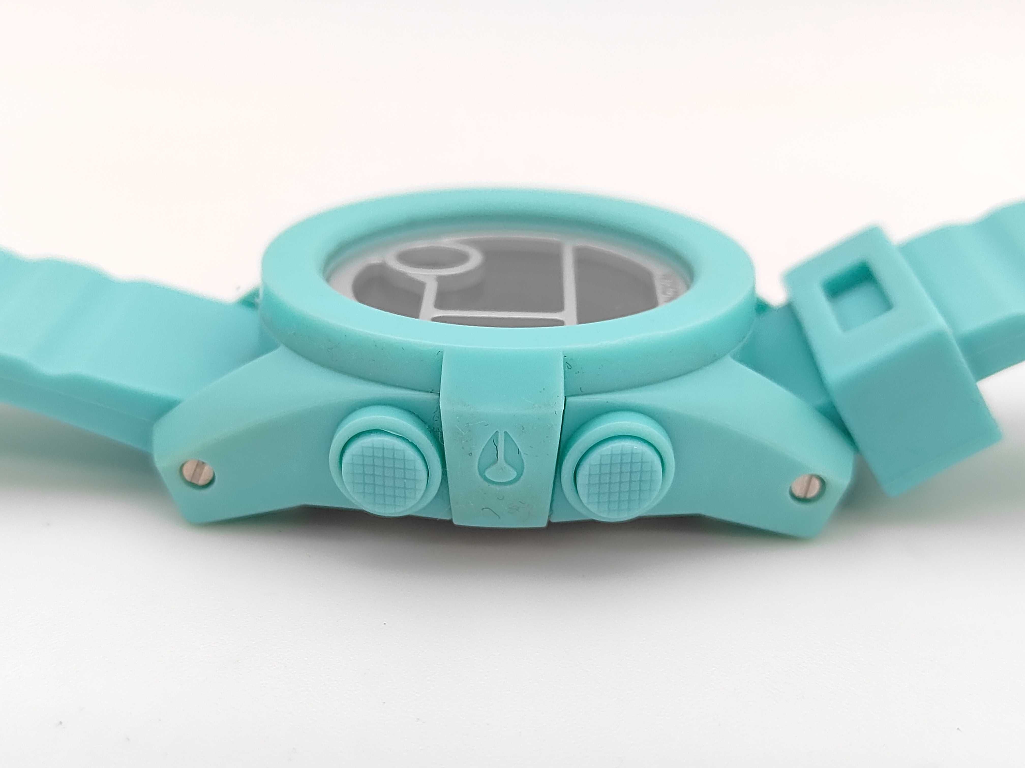 Nixon The Unit Tide Teal Polycarbonate Digital Wristwatch