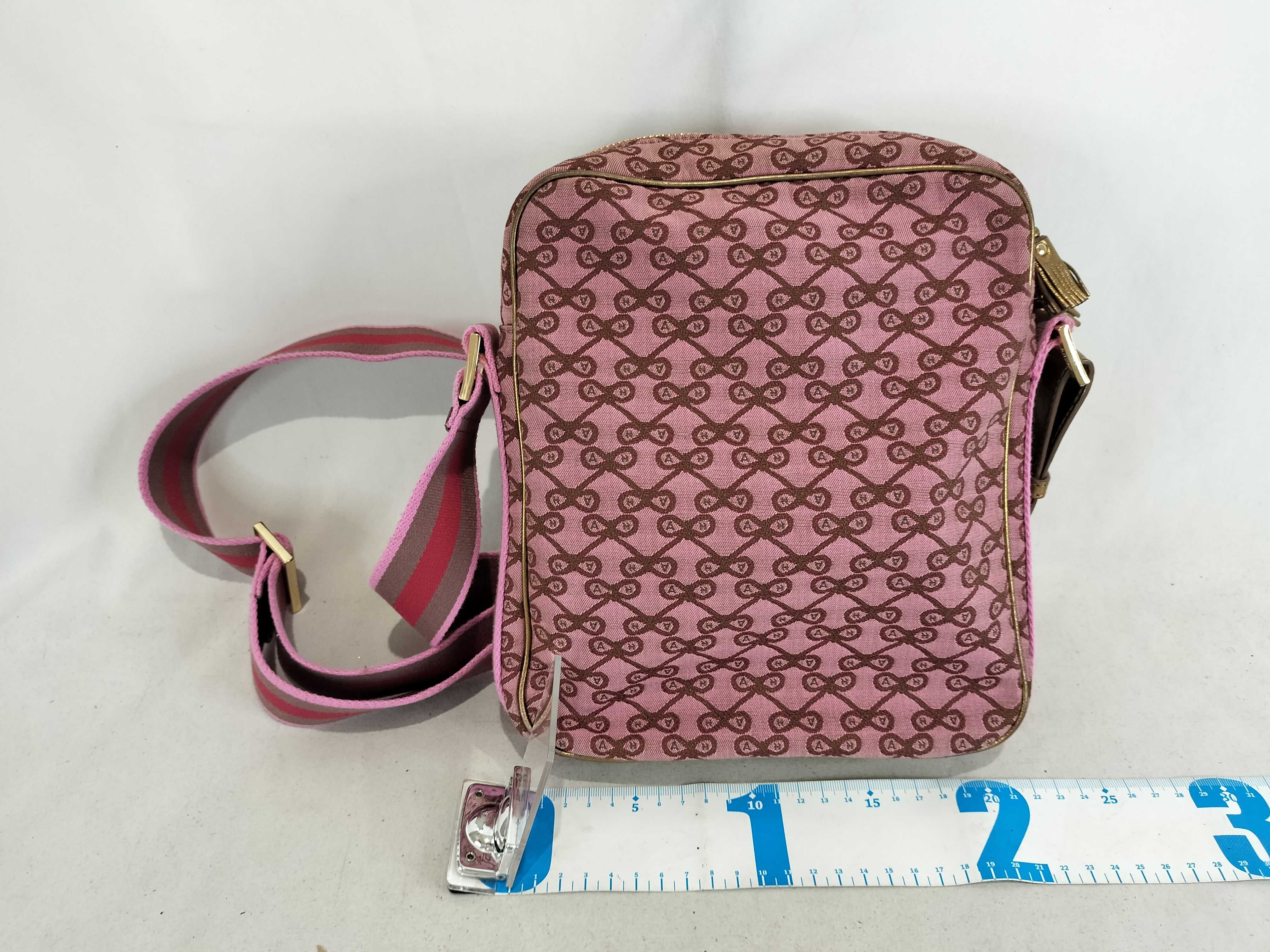 Anya Hindmarch Monogram Canvas Crossbody Bag