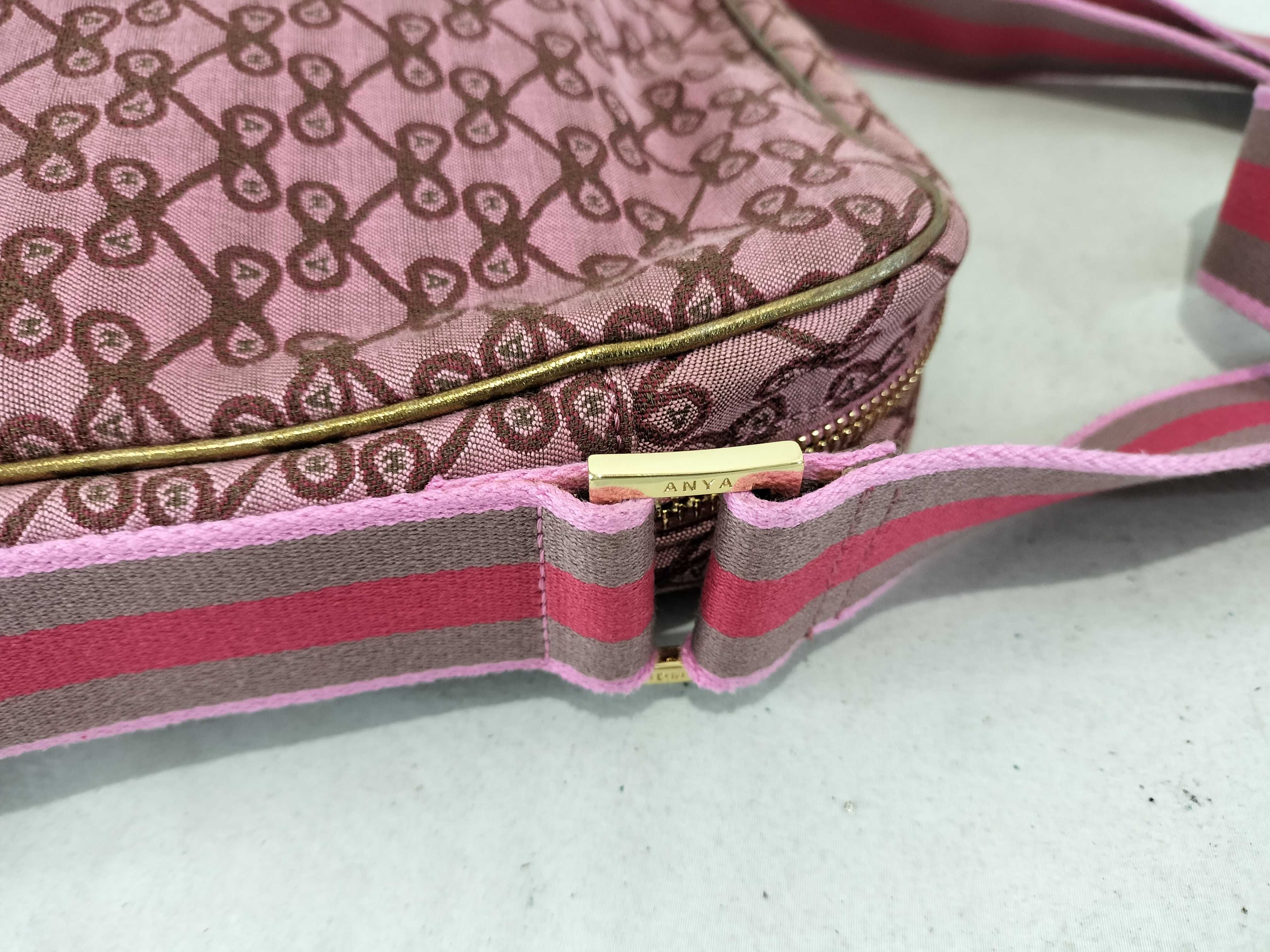 Anya Hindmarch Monogram Canvas Crossbody Bag