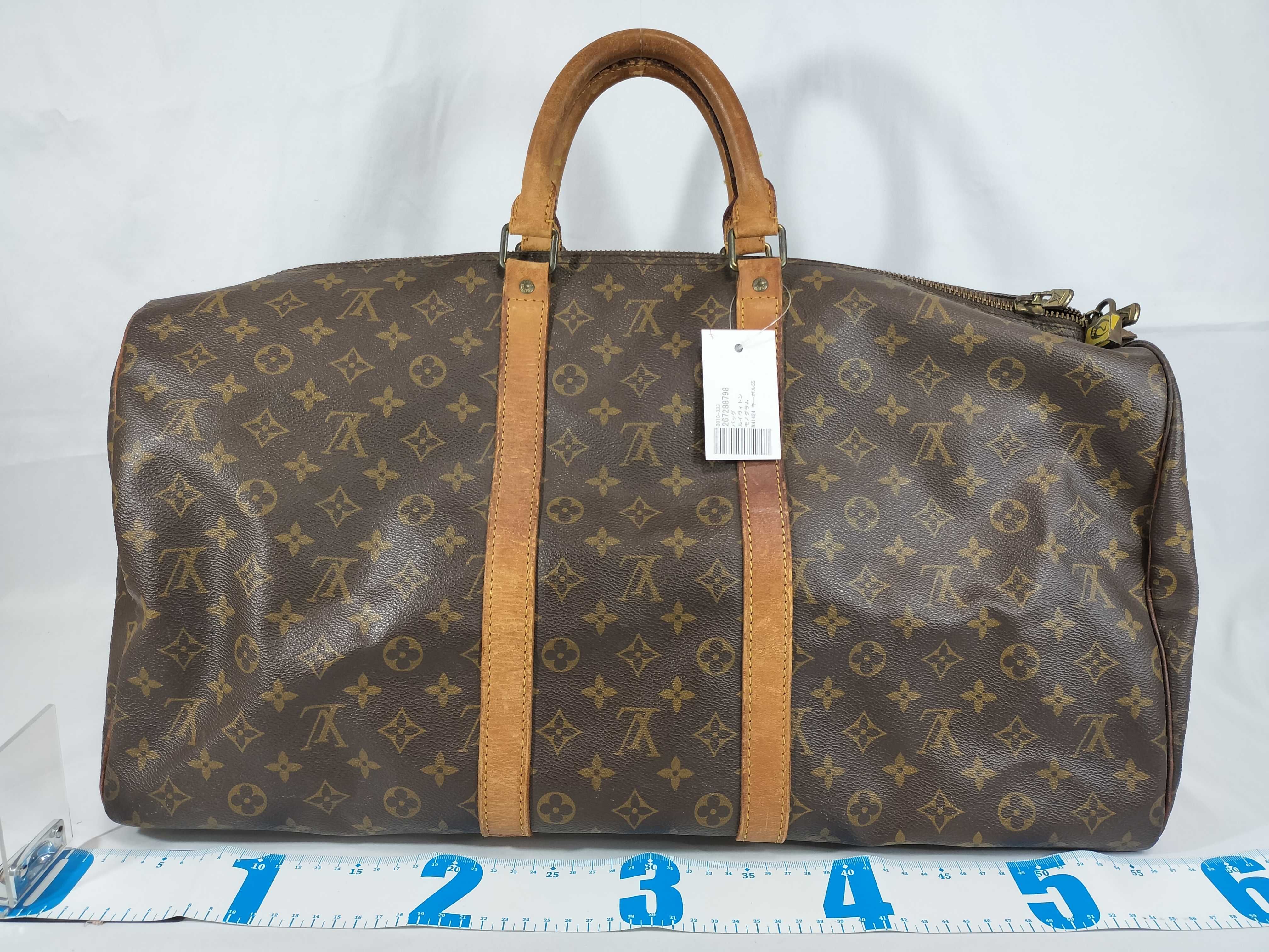 Vintage Louis Vuitton Monogram Keepall 60 Travel Bag