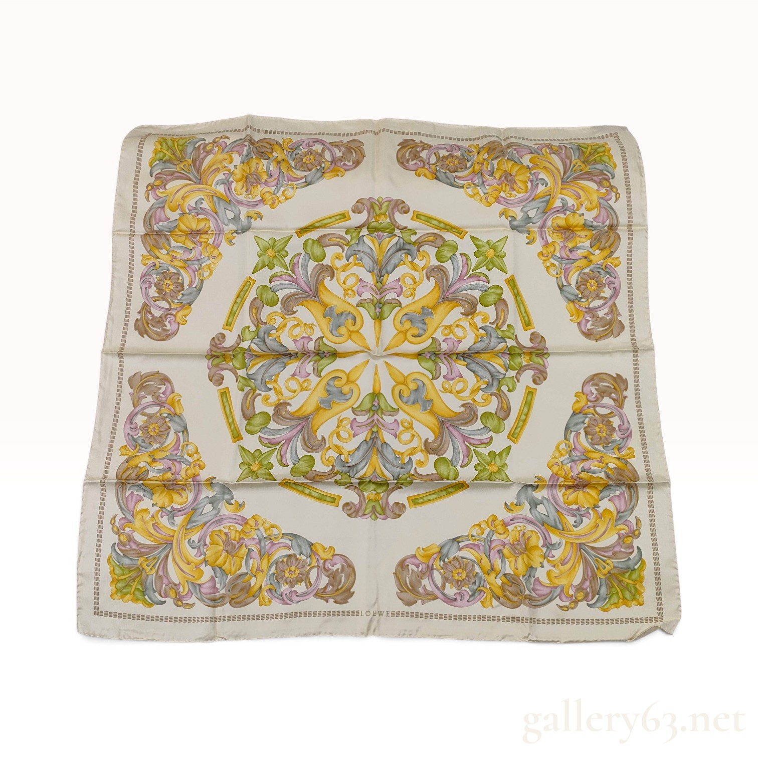 Loewe Marble Table Silk Carre 90 with Tag