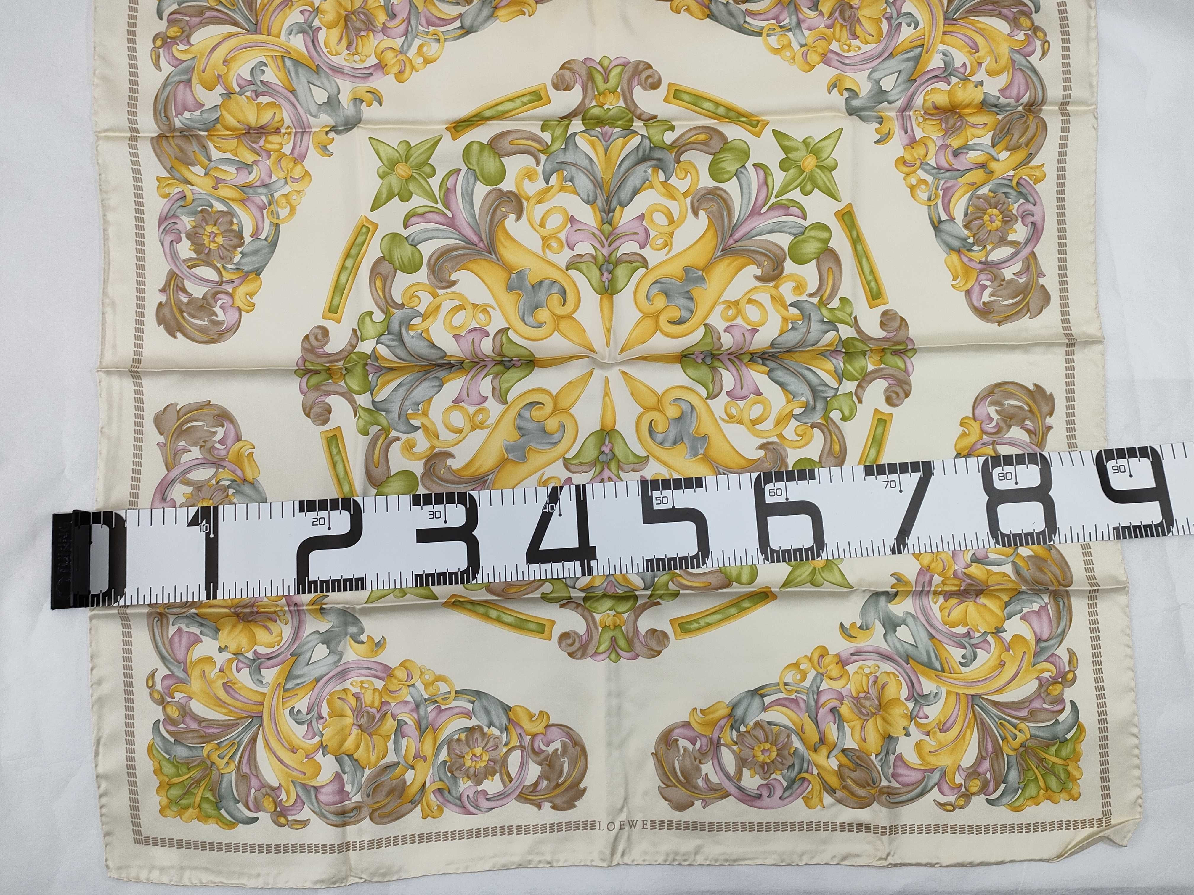 Loewe Marble Table Silk Carre 90 with Tag