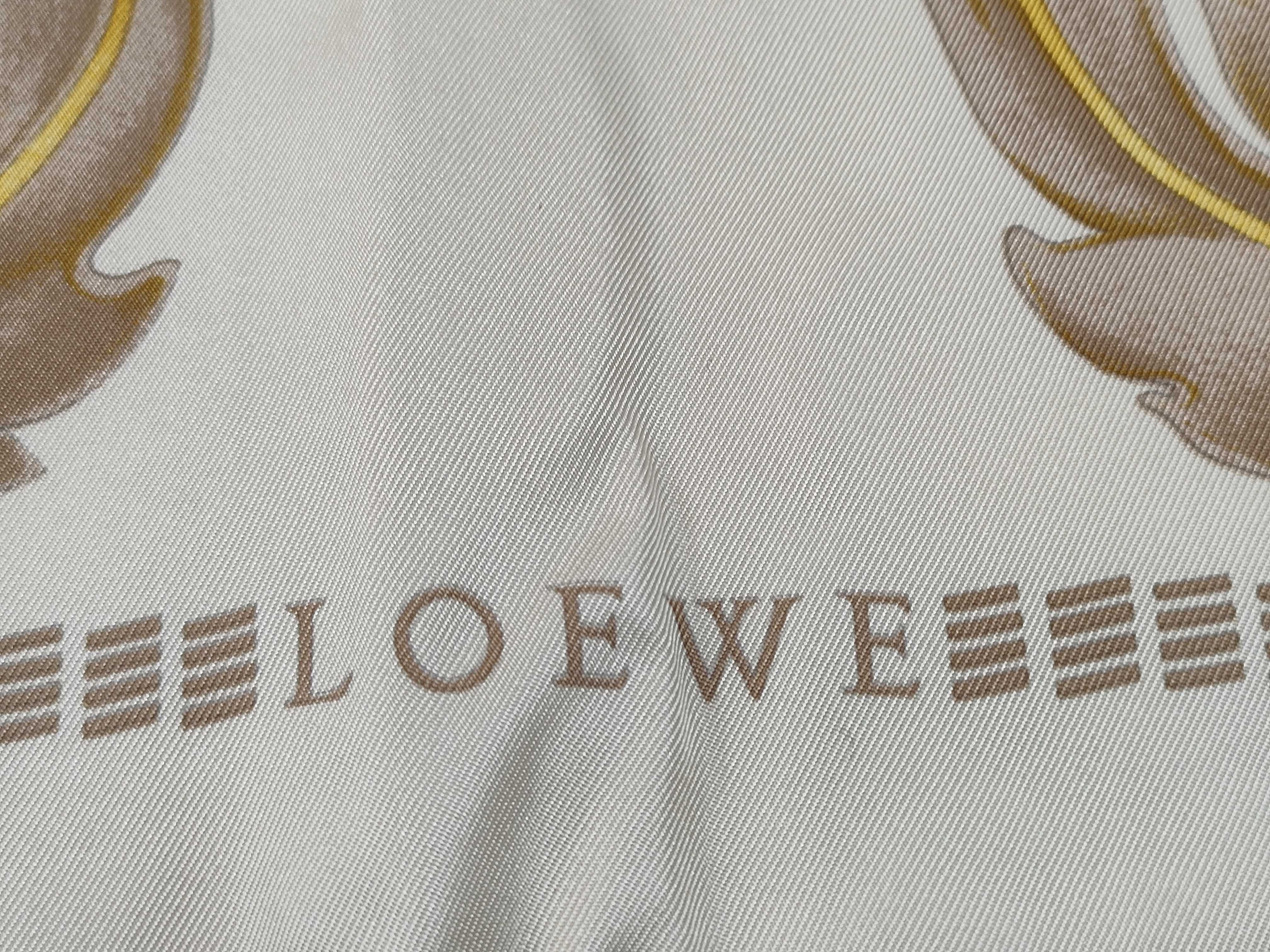 Loewe Marble Table Silk Carre 90 with Tag