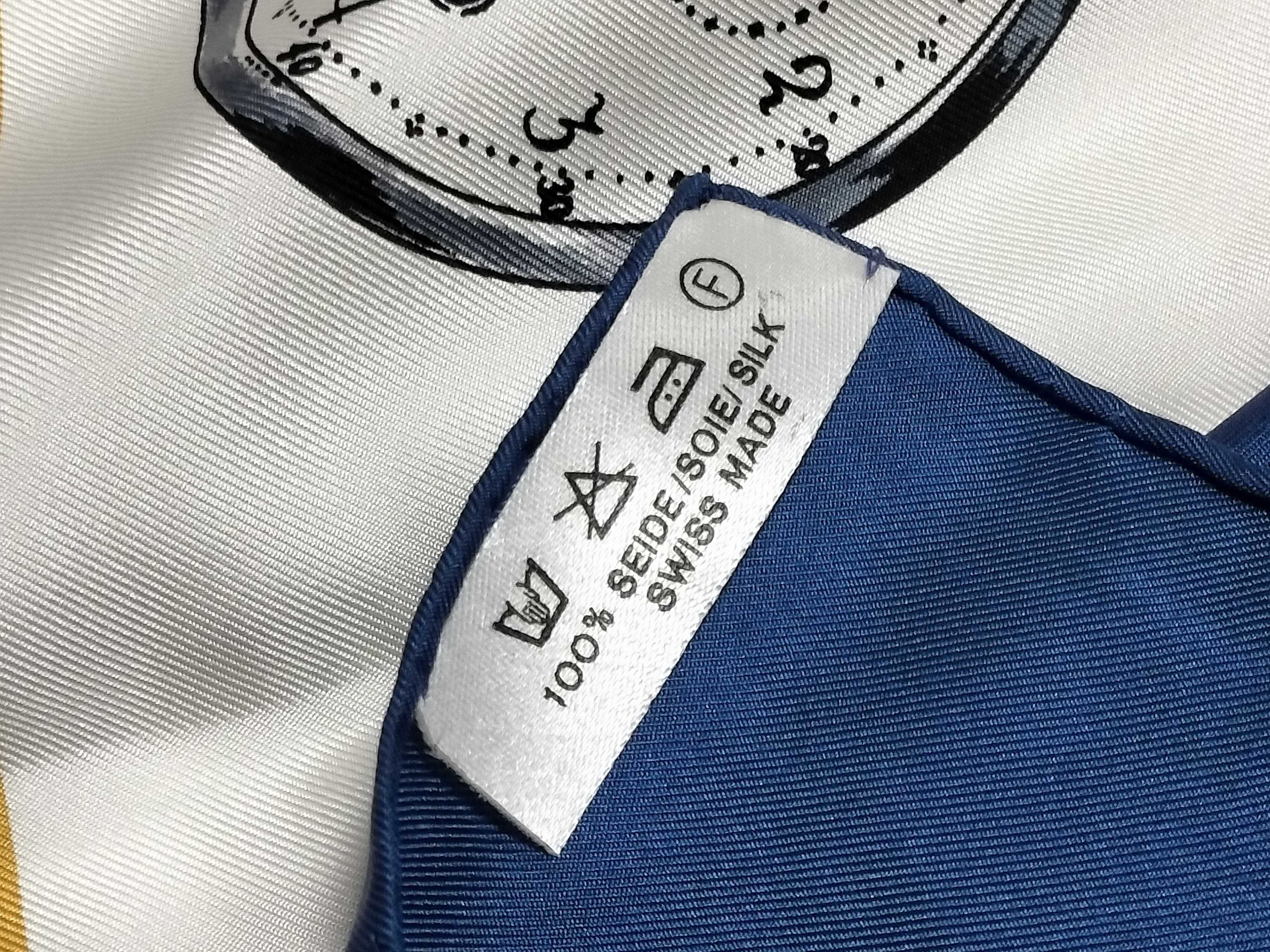 Rolex Pocket Watch Motif Silk Scarf 90 cm