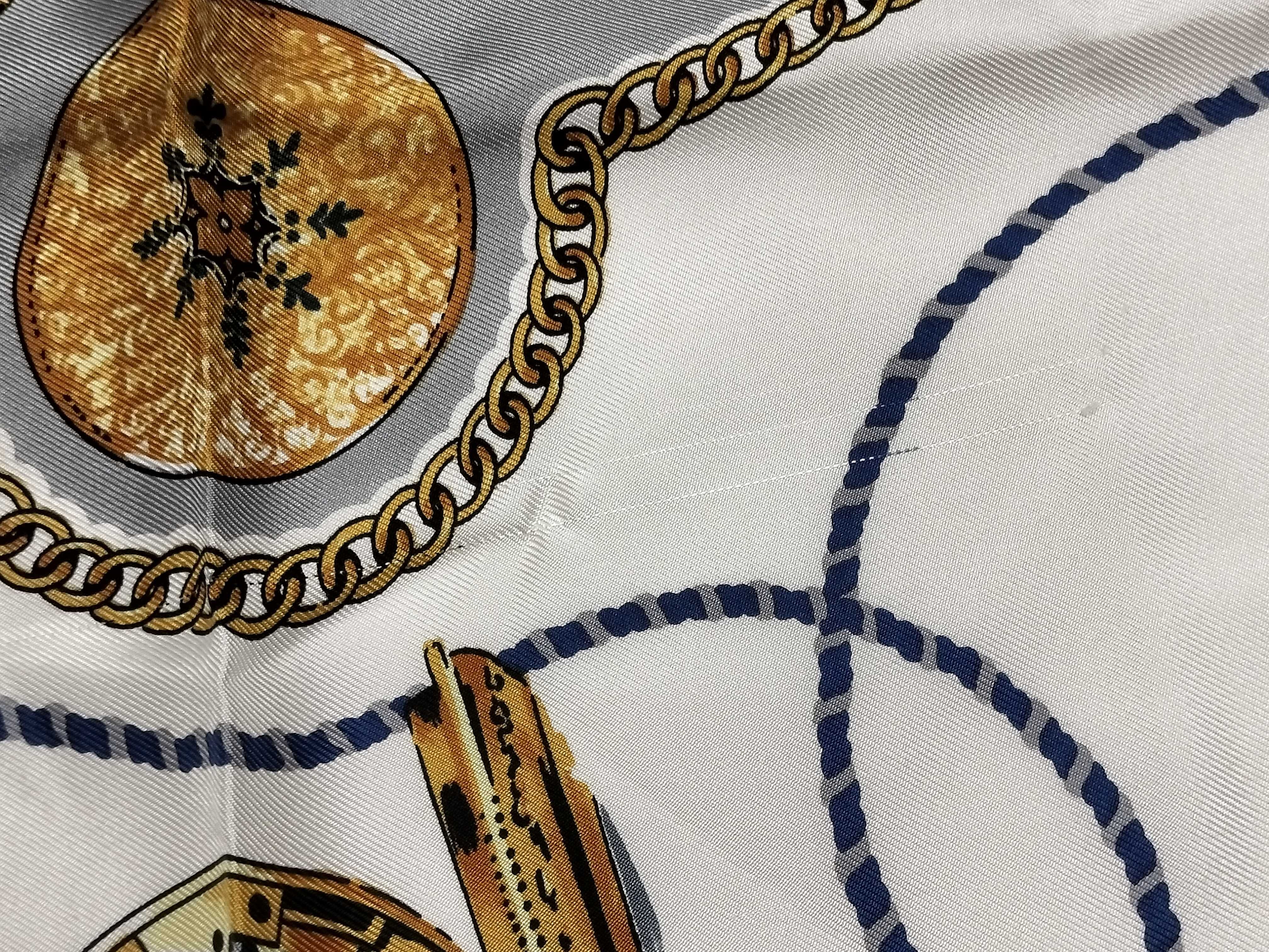 Rolex Pocket Watch Motif Silk Scarf 90 cm