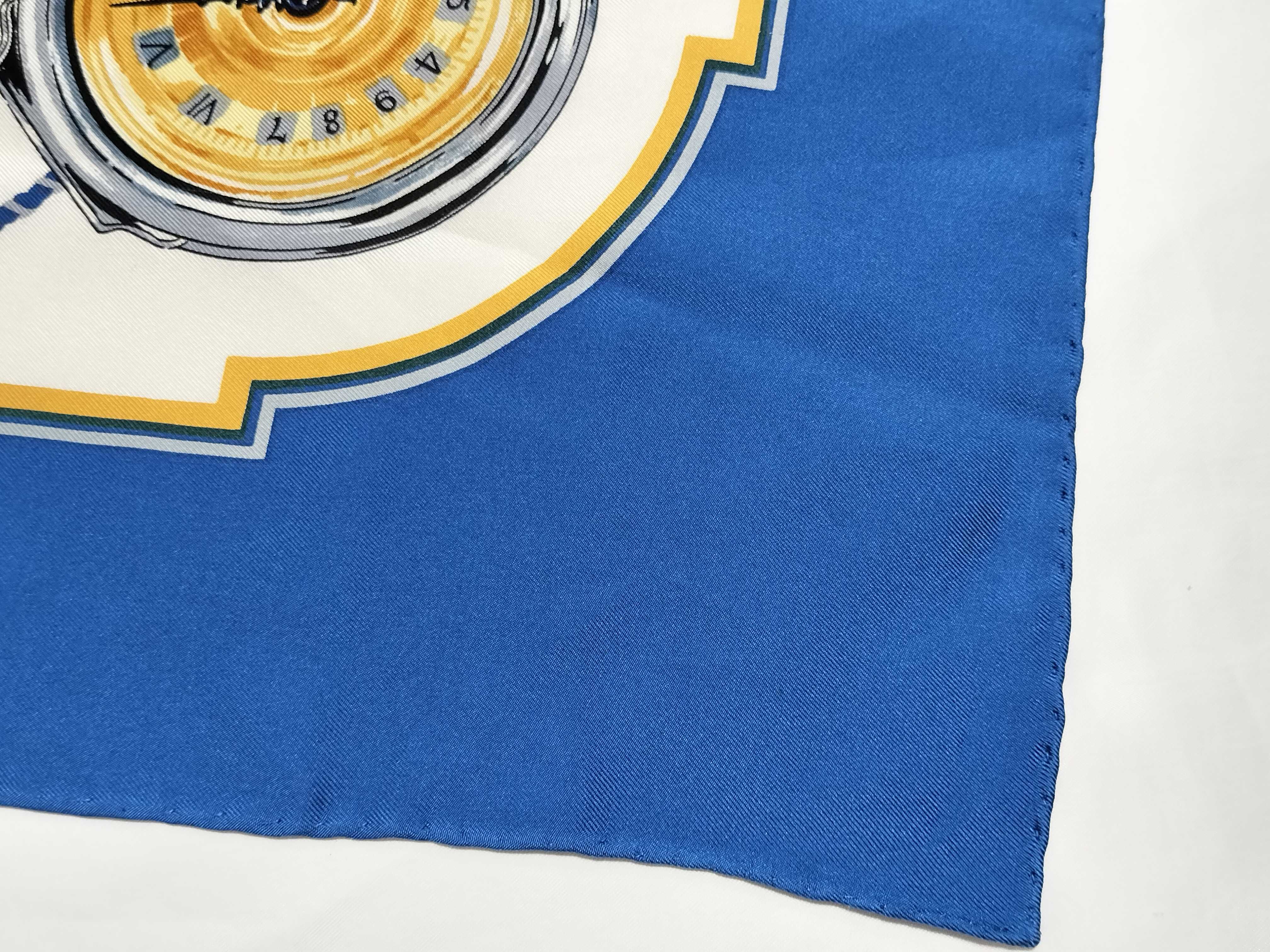 Rolex Pocket Watch Motif Silk Scarf 90 cm