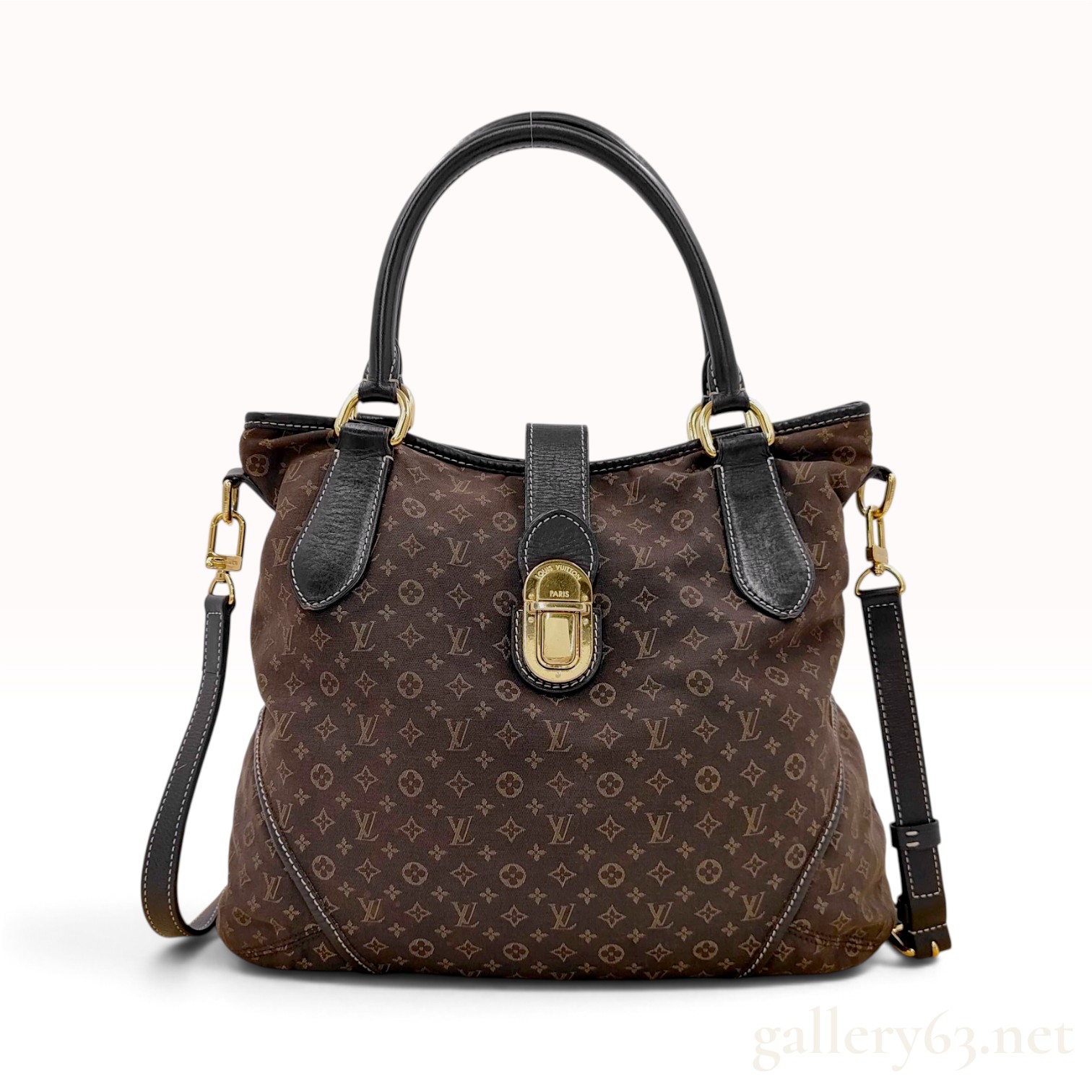 Louis Vuitton Monogram Mini Lin Elegie Ebene Tote Bag