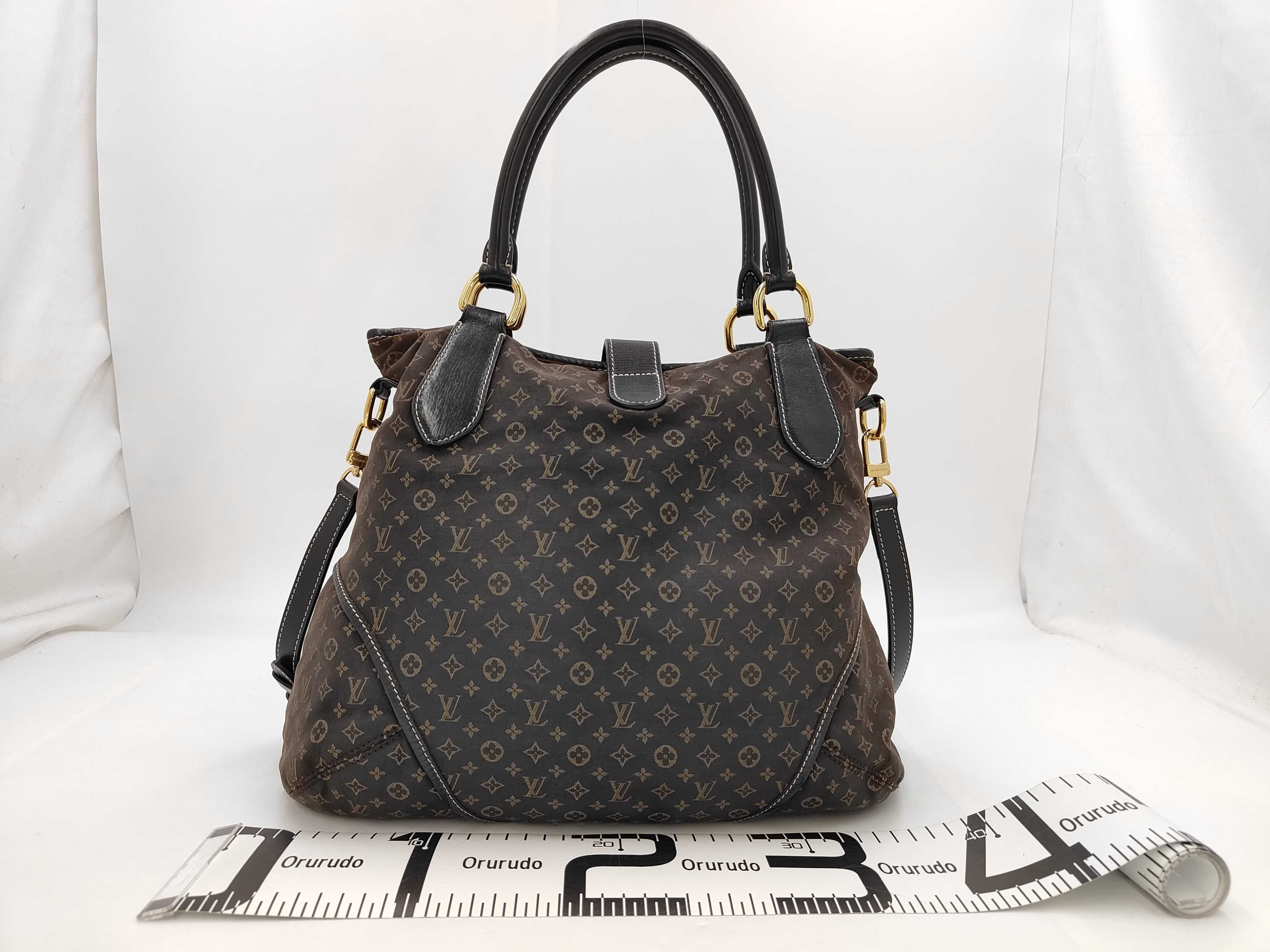 Louis Vuitton Monogram Mini Lin Elegie Ebene Tote Bag