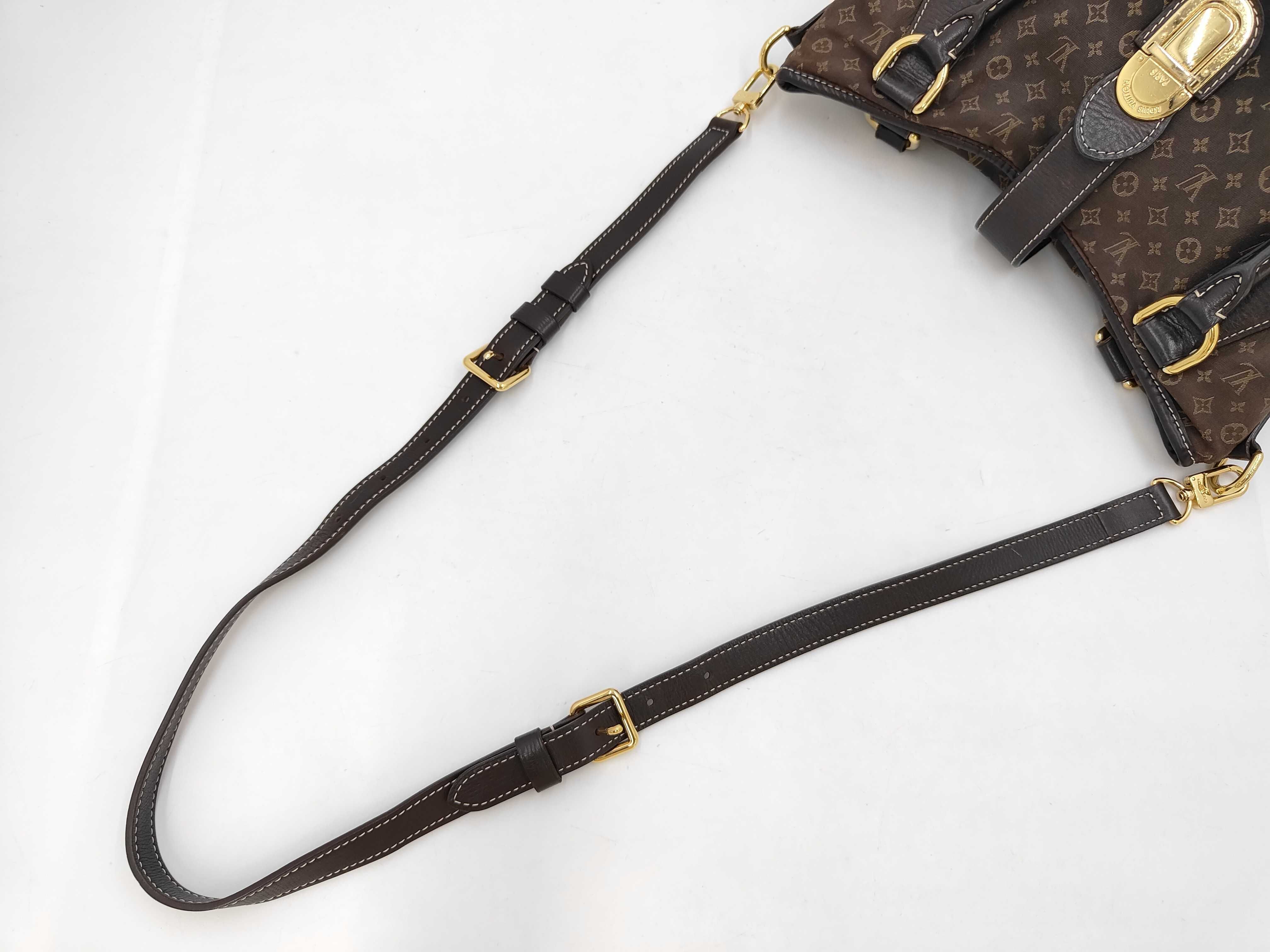 Louis Vuitton Monogram Mini Lin Elegie Ebene Tote Bag
