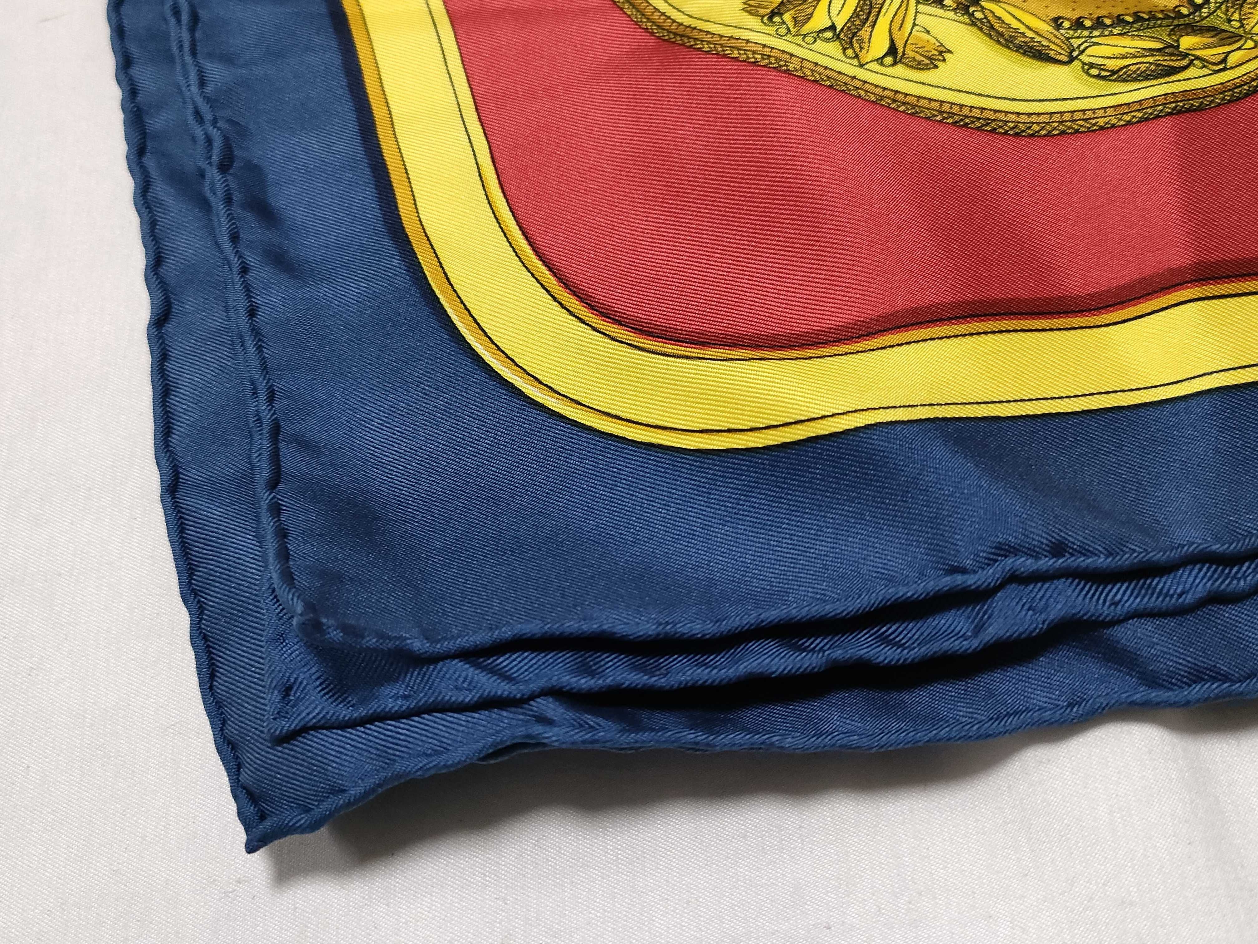 Vintage Hermes Grand Apparat Silk Carre 90