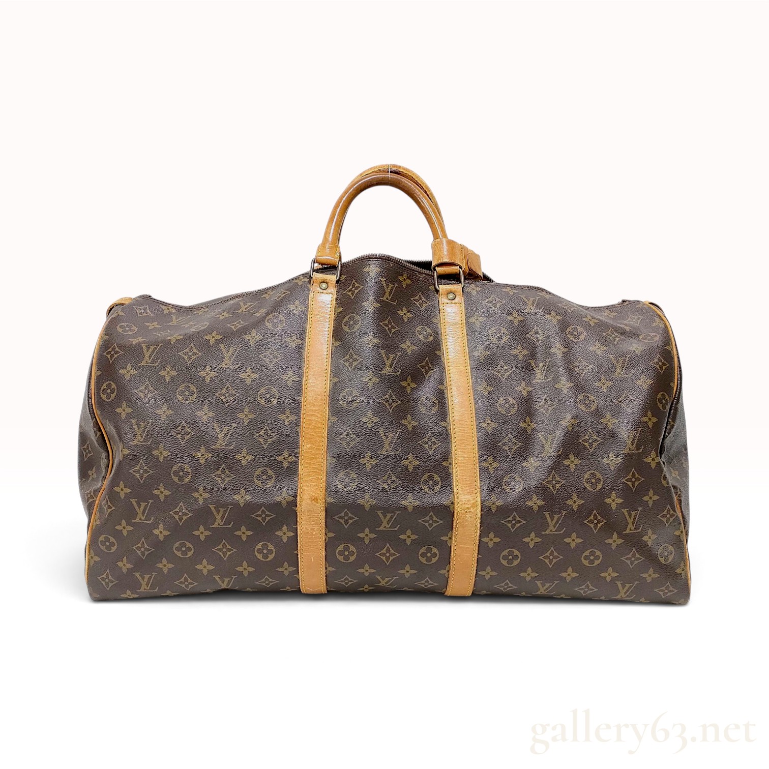 Vintage Louis Vuitton Monogram Canvas Keepall 60 Travel Bag