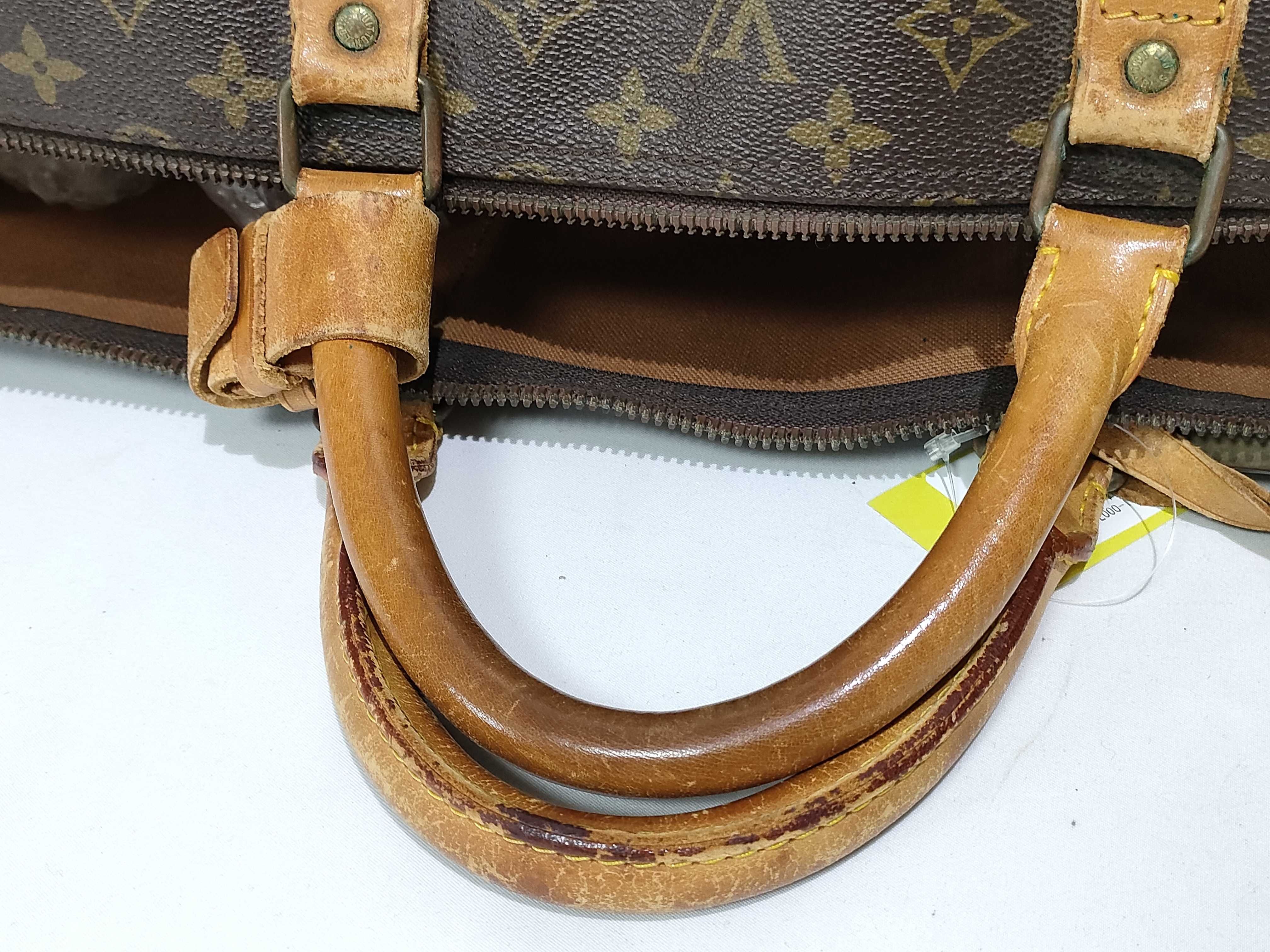 Vintage Louis Vuitton Monogram Canvas Keepall 60 Travel Bag