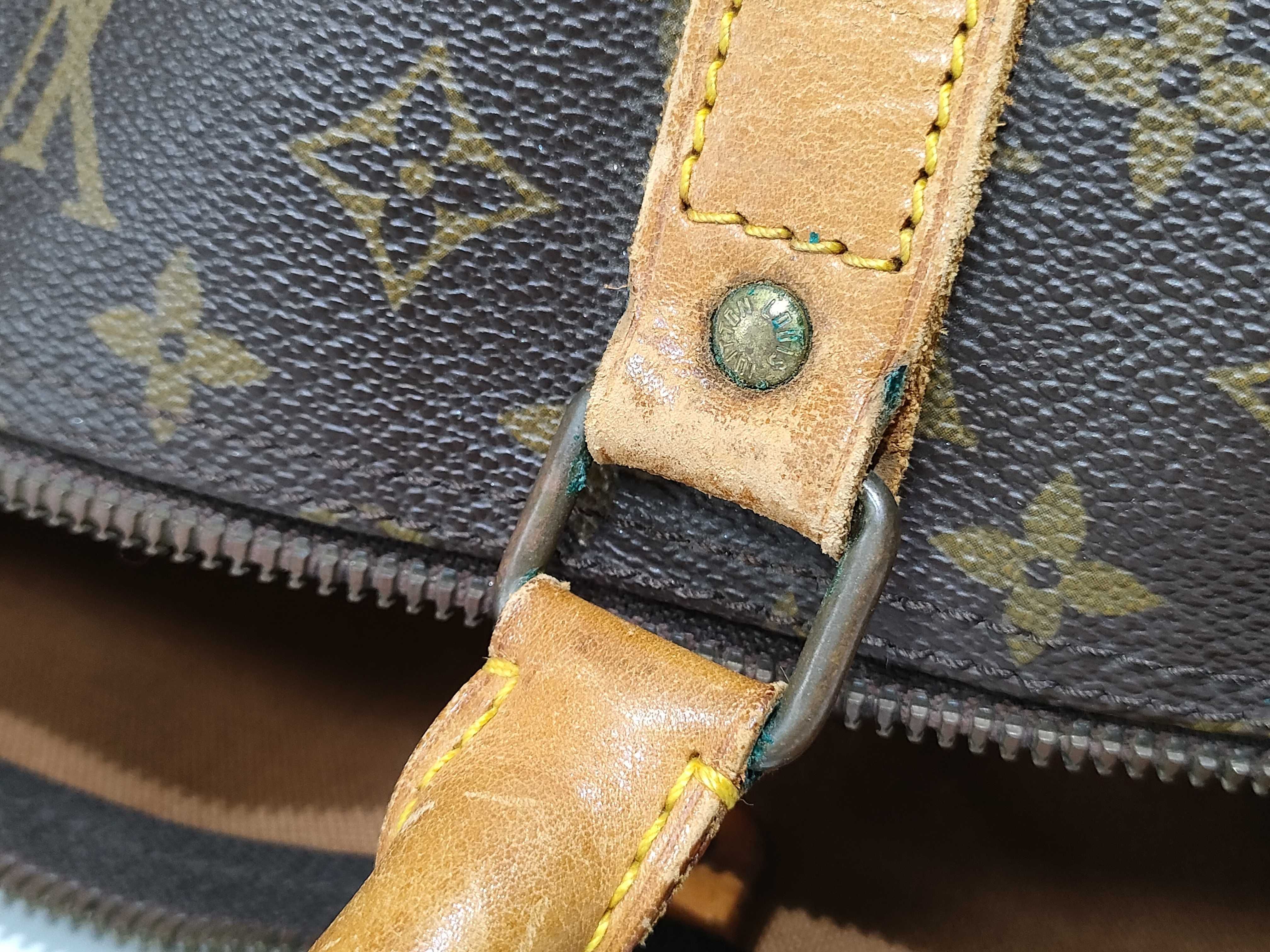 Vintage Louis Vuitton Monogram Canvas Keepall 60 Travel Bag