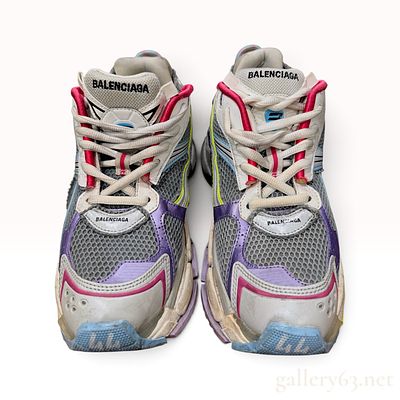 Balenciaga Runner Multicolor Mesh and Nylon Sneakers Size 44. A pair of Balenciaga Runner 