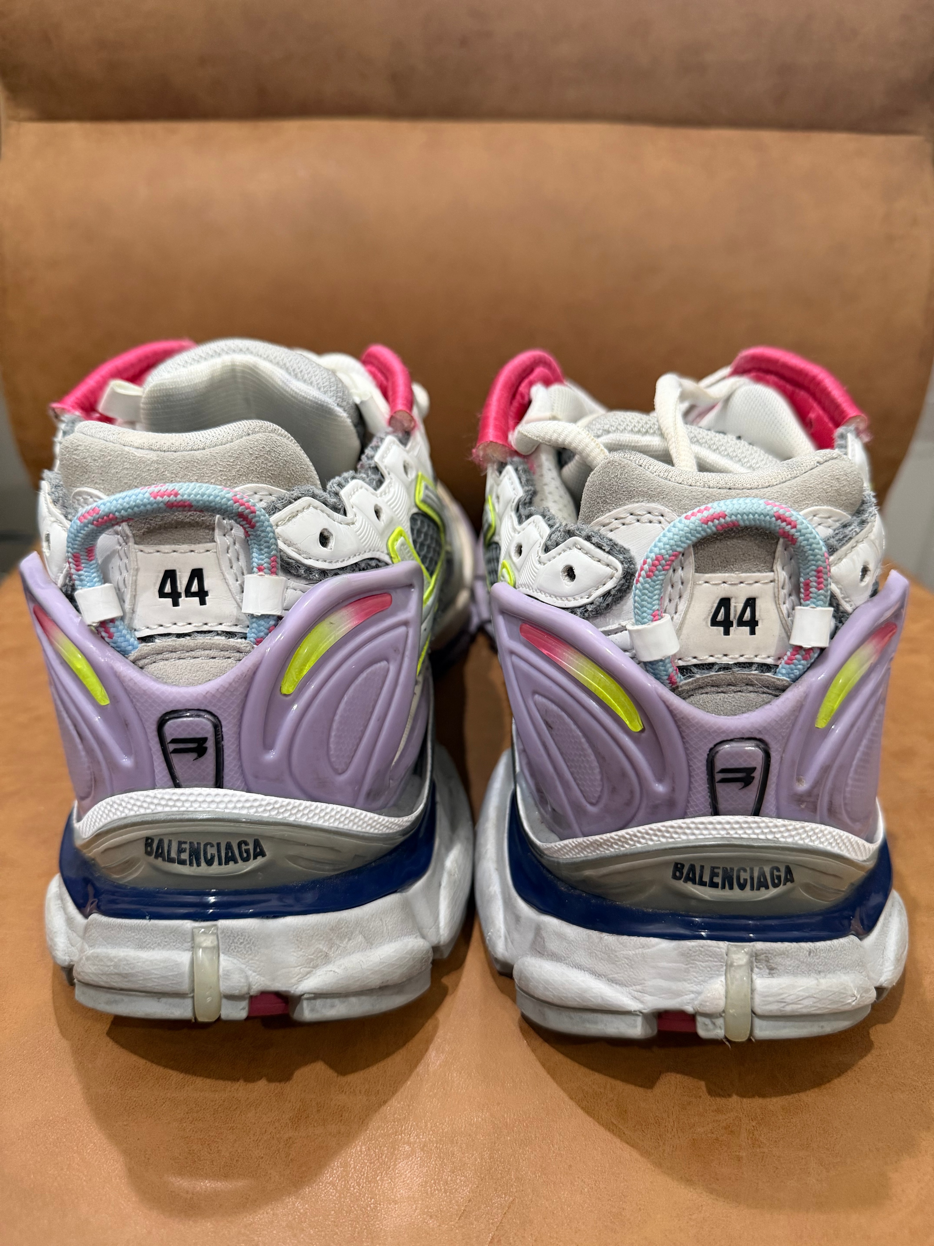 Balenciaga Runner Multicolor Mesh and Nylon Sneakers Size 44