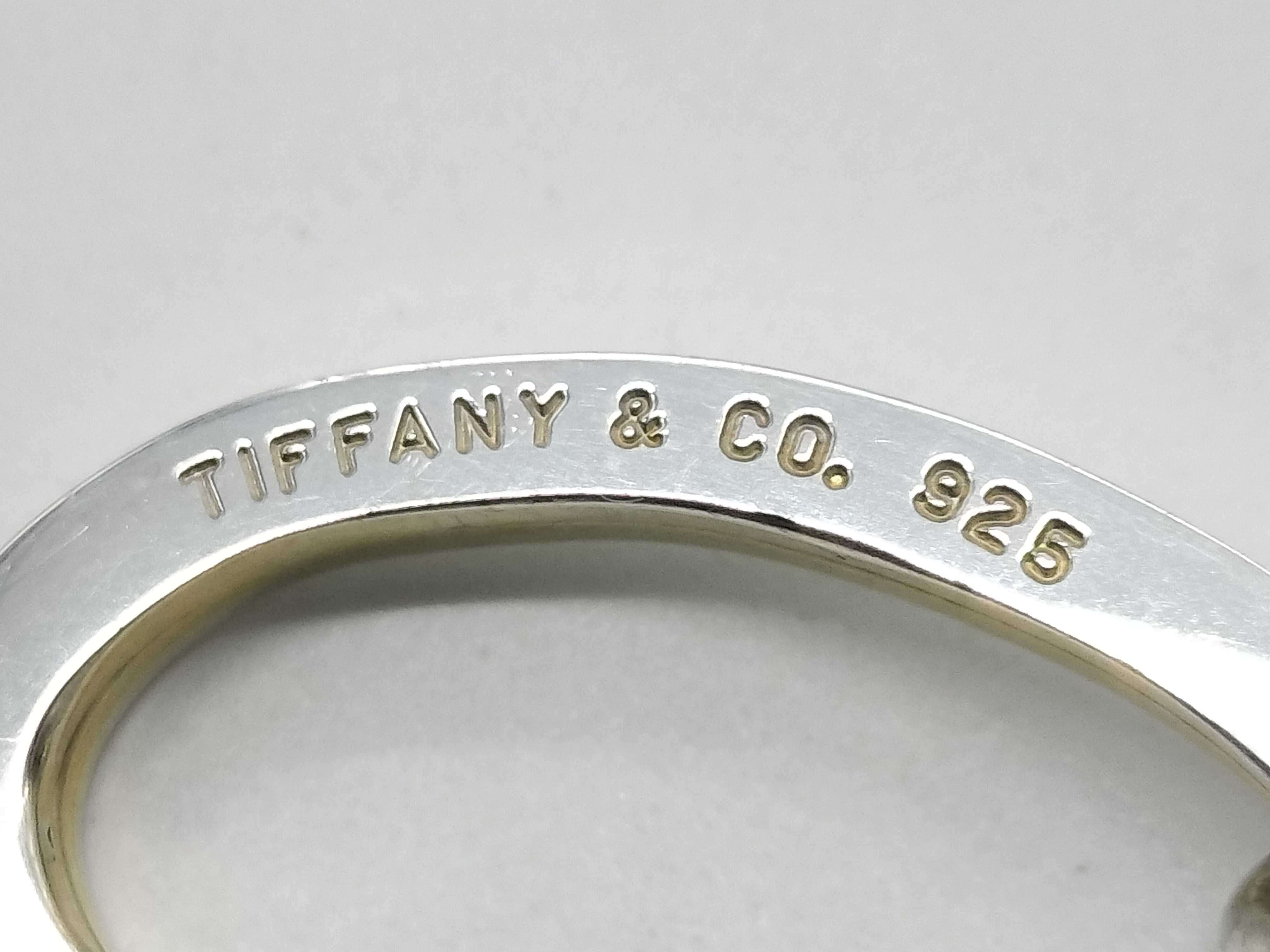 Tiffany and Co. Sterling Silver Heart Keyring with Box