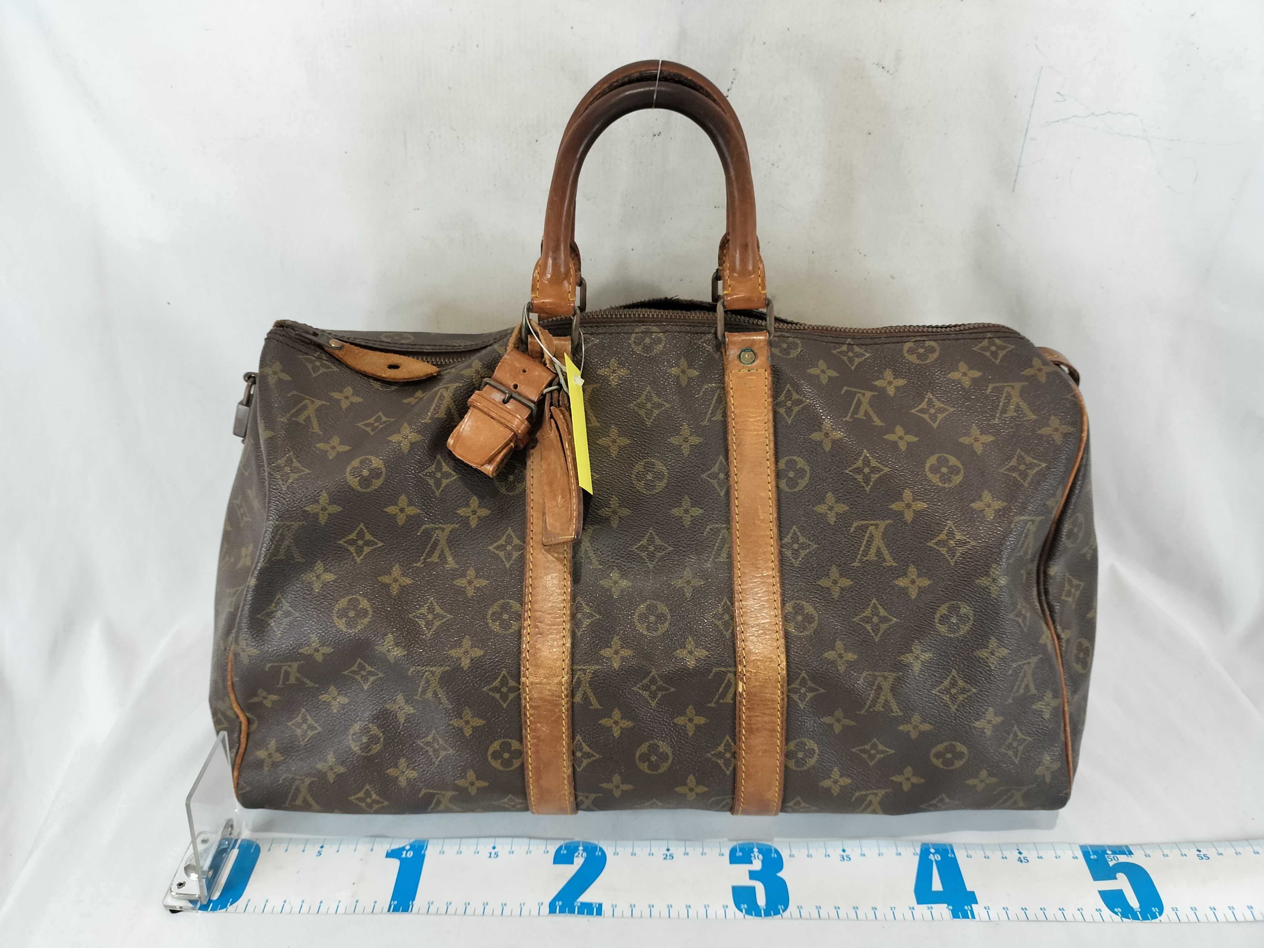 Vintage Louis Vuitton Monogram Keepall 50 Travel Bag