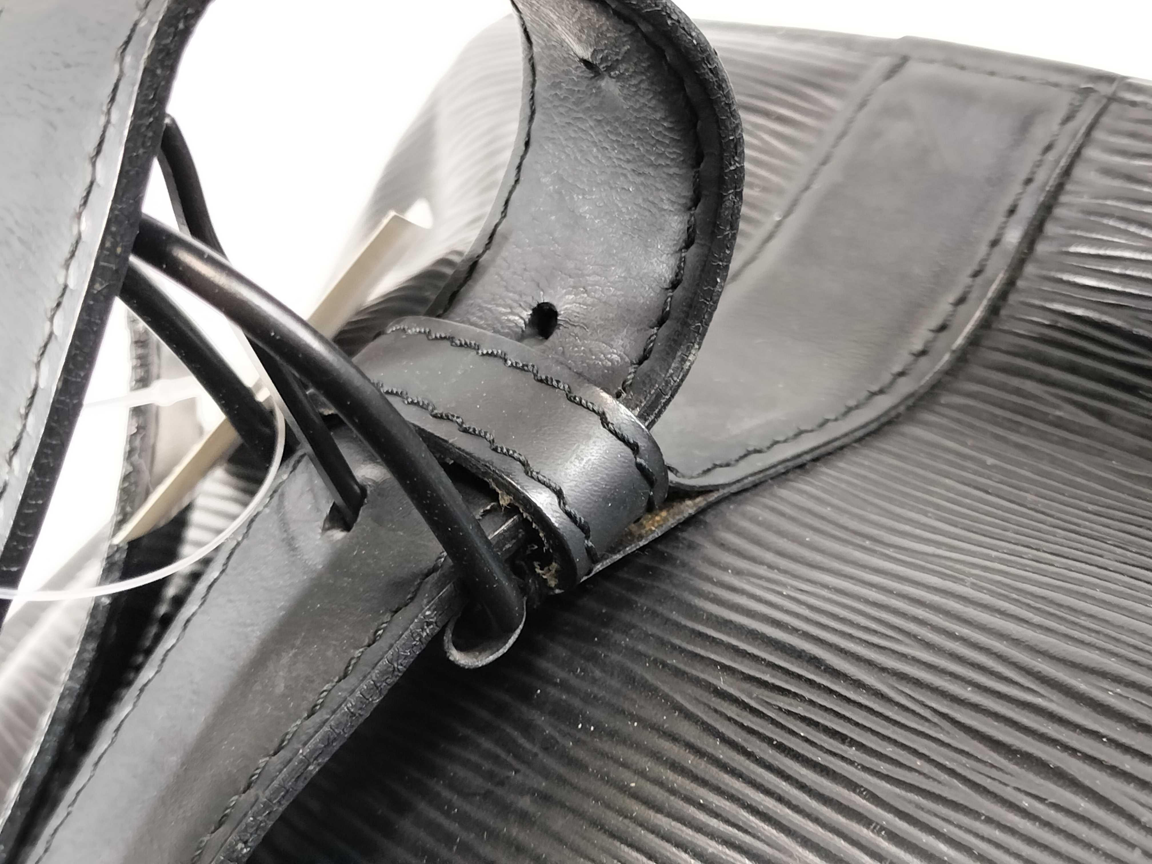 Louis Vuitton Sac d'Epaule Black Epi Leather Shoulder Bag