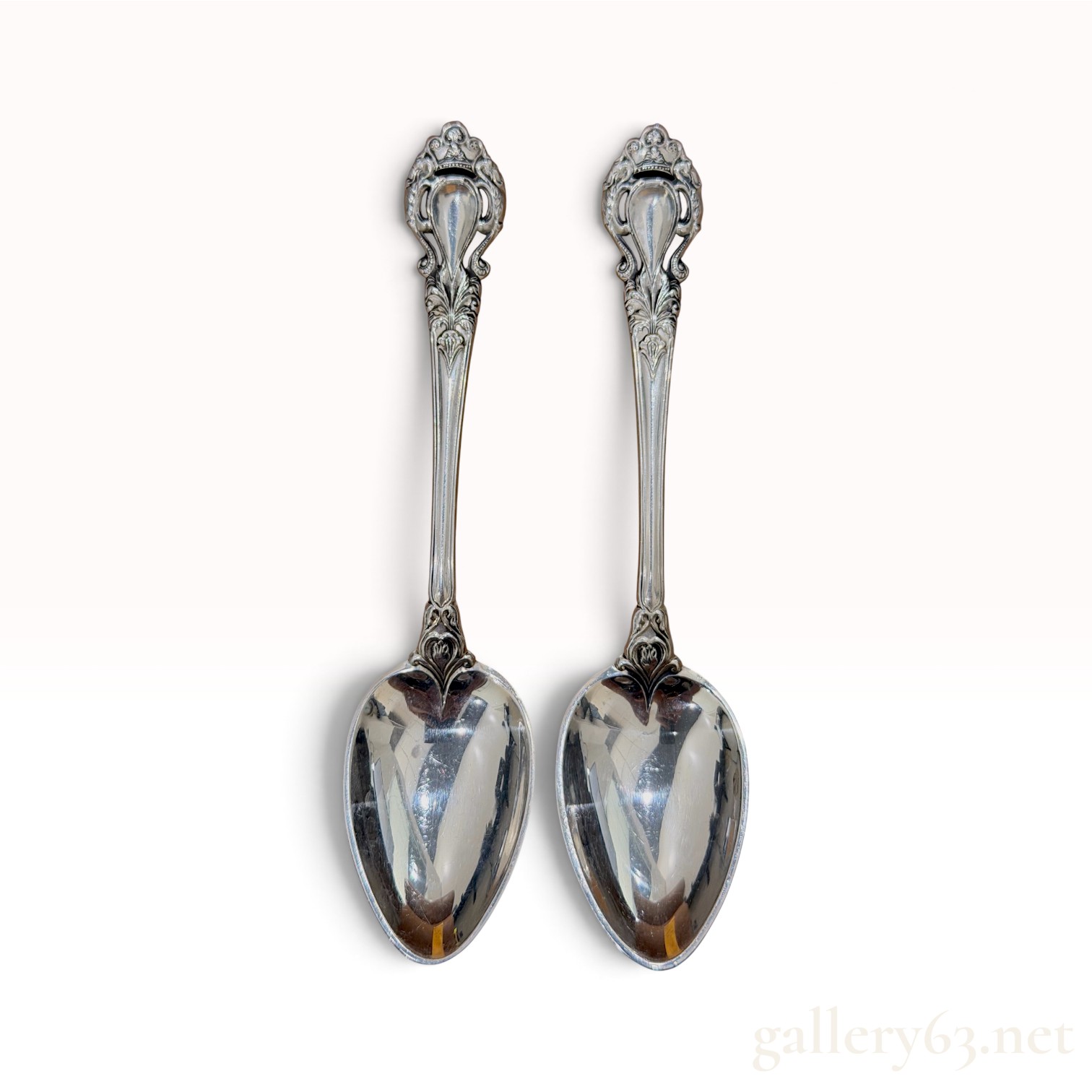 Stieff Sterling Silver Pierced Handle Spoons 86.7g