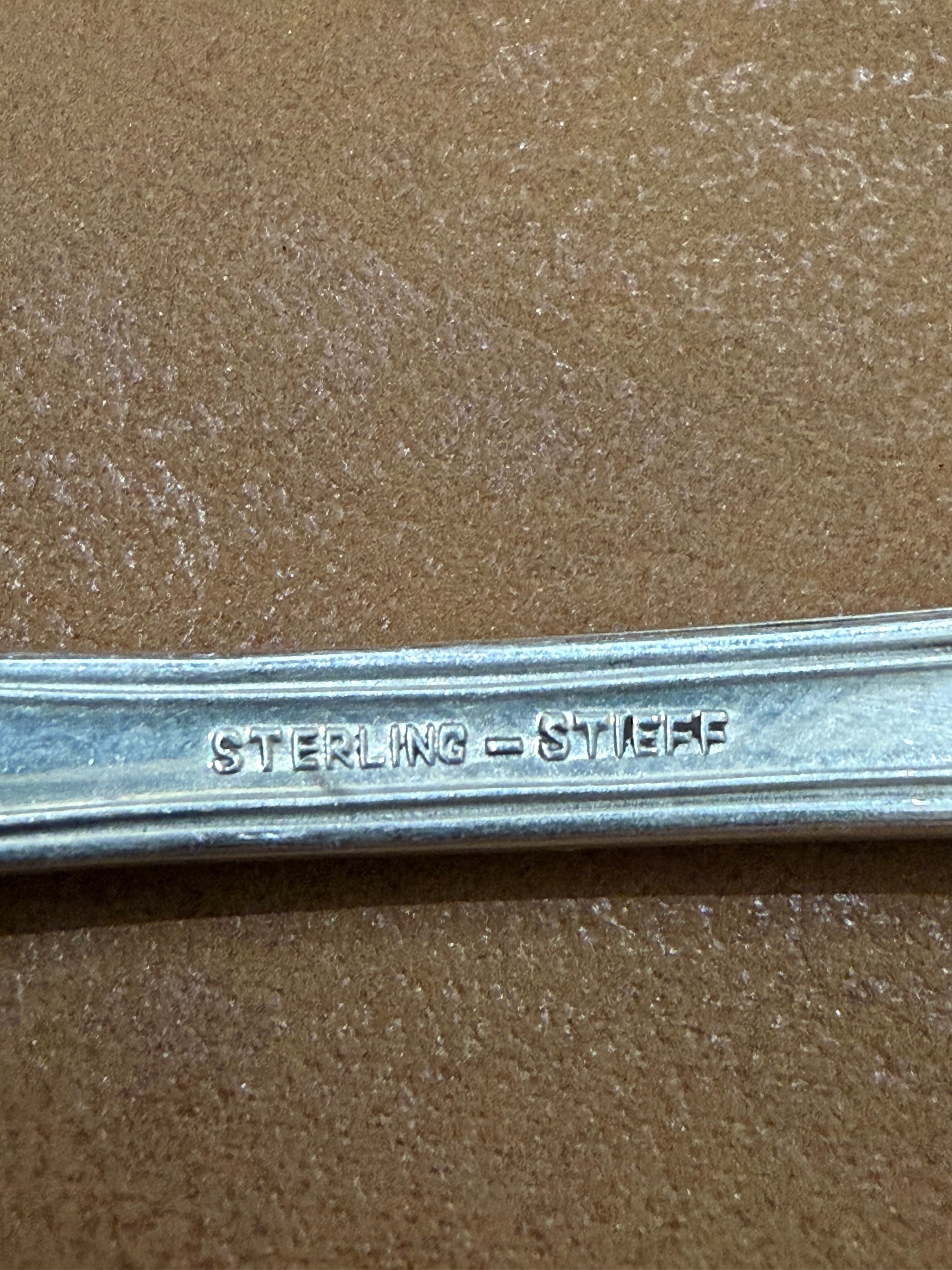 Stieff Sterling Silver Pierced Handle Spoons 86.7g