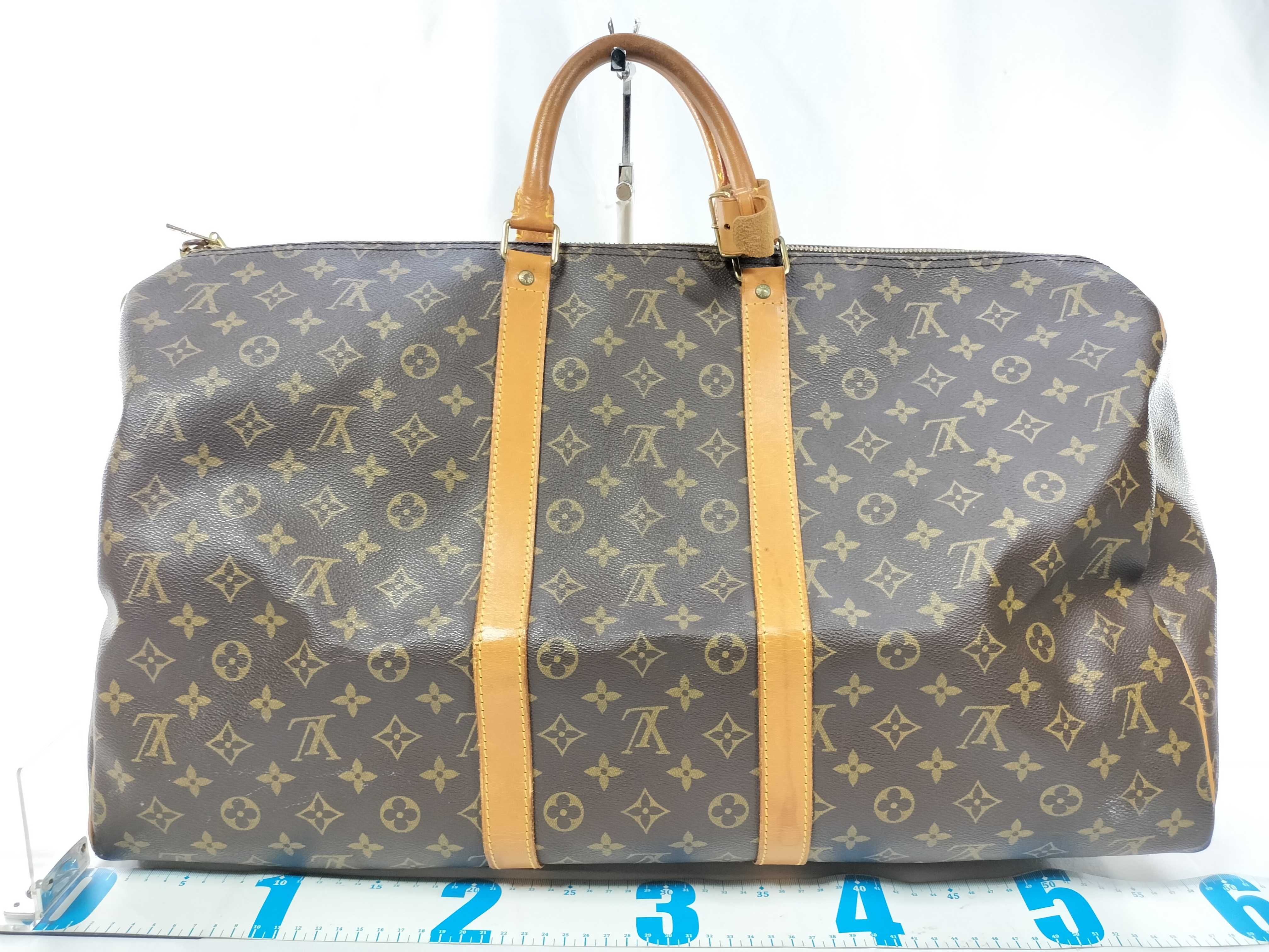 Louis Vuitton Monogram Canvas Keepall 55 Bandouliere Travel Bag