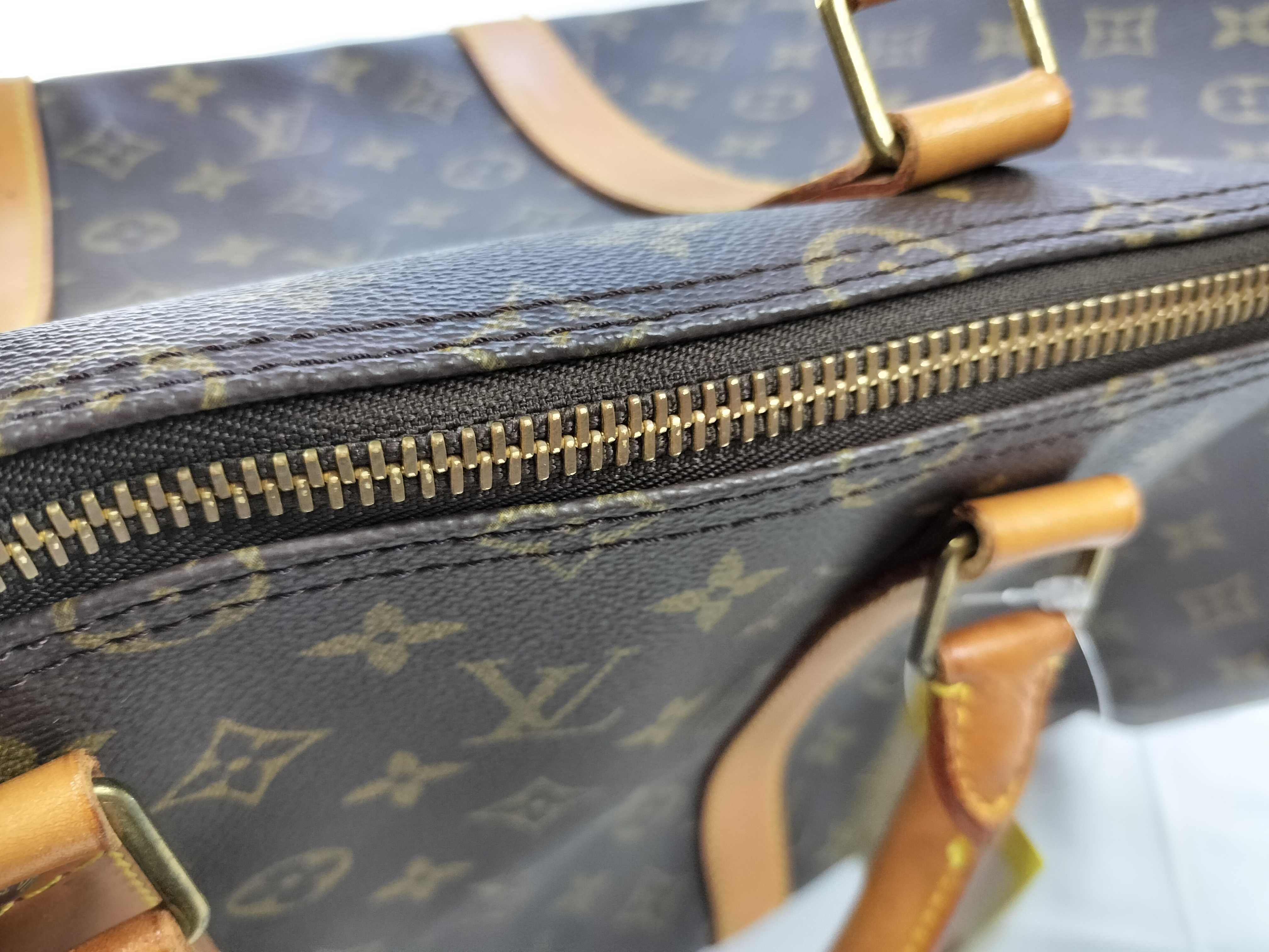 Louis Vuitton Monogram Canvas Keepall 55 Bandouliere Travel Bag