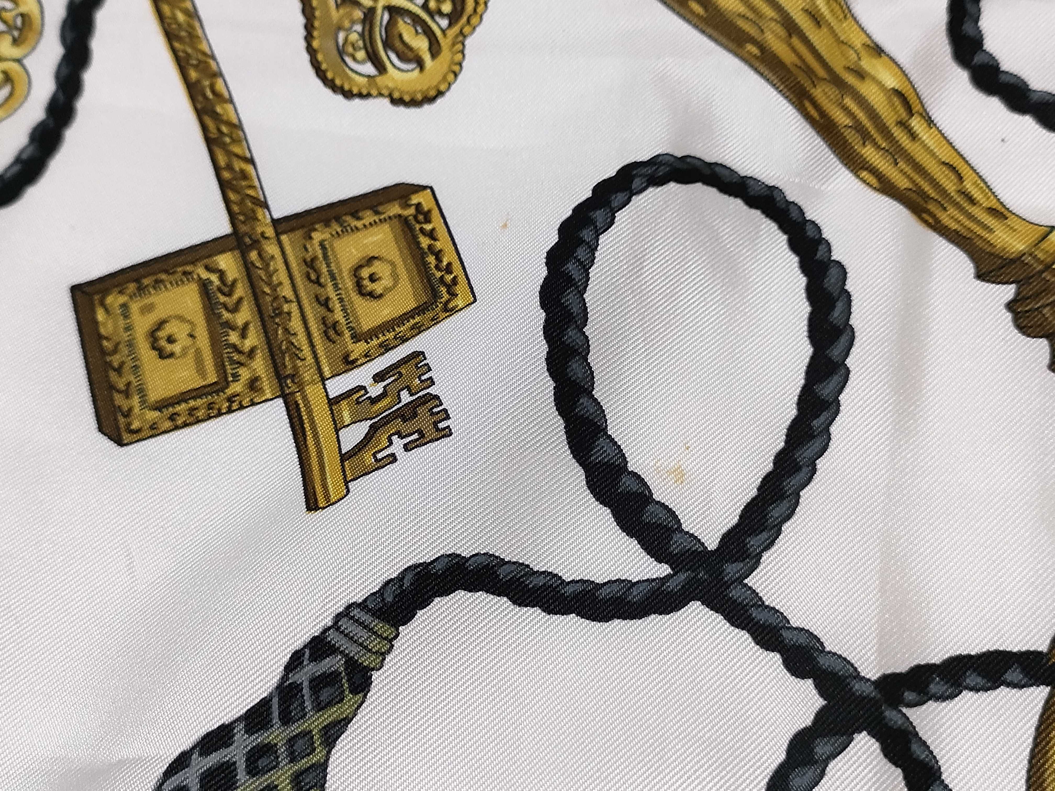 Vintage Hermes Les Cles (The Keys) Silk Carre 90