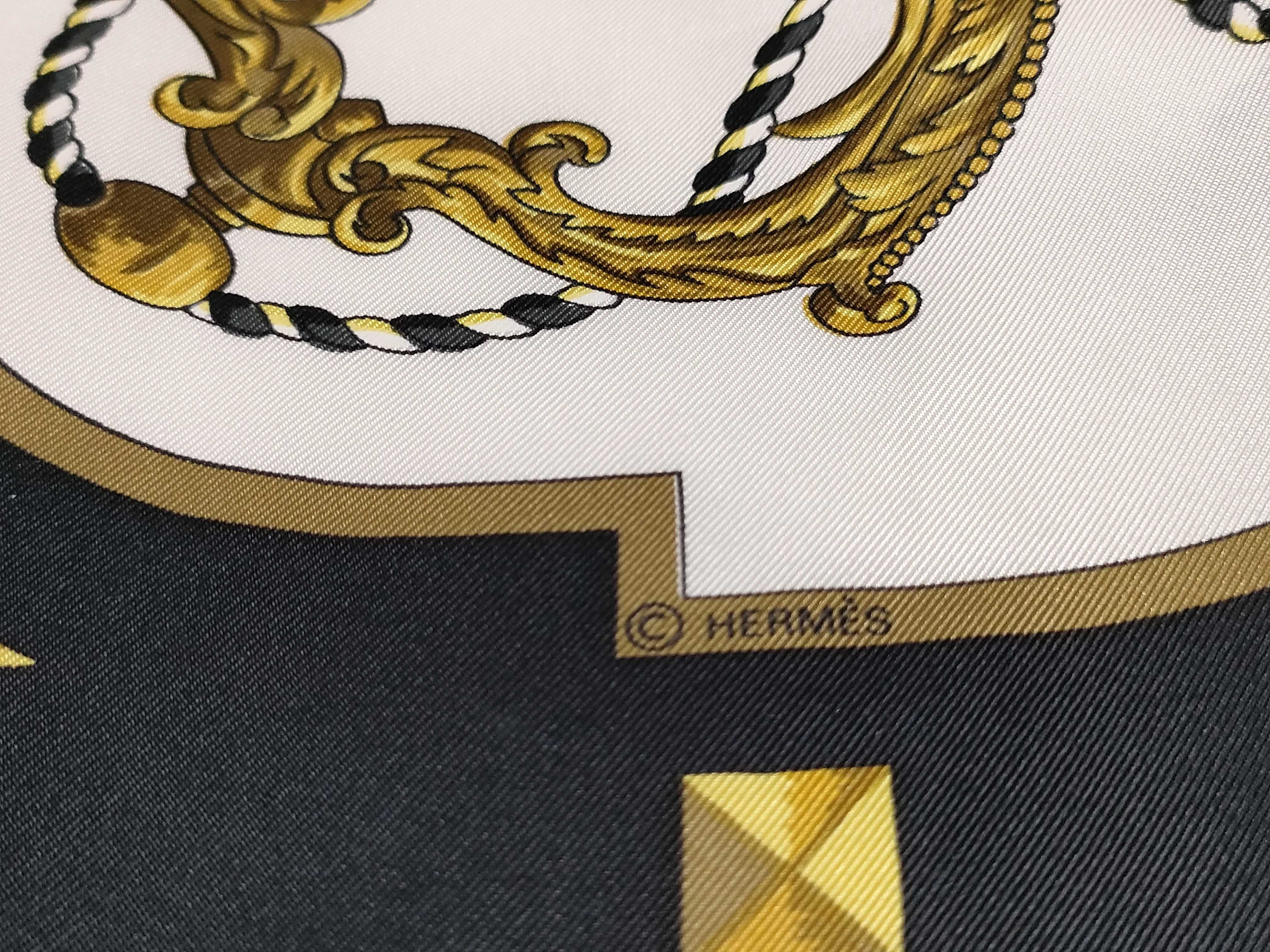 Vintage Hermes Les Cles (The Keys) Silk Carre 90