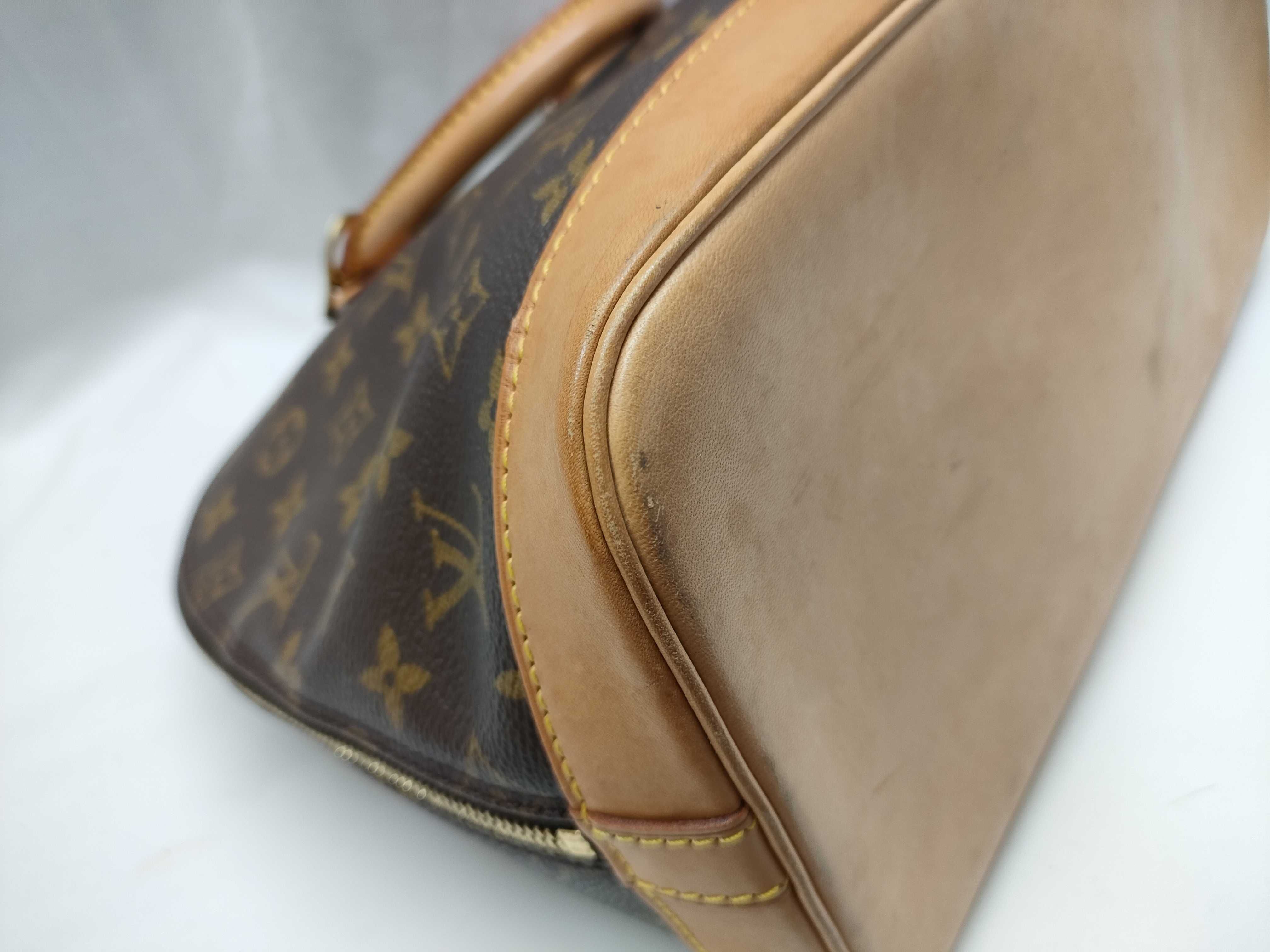 Louis Vuitton Monogram Alma PM Brown Coated Canvas Handbag
