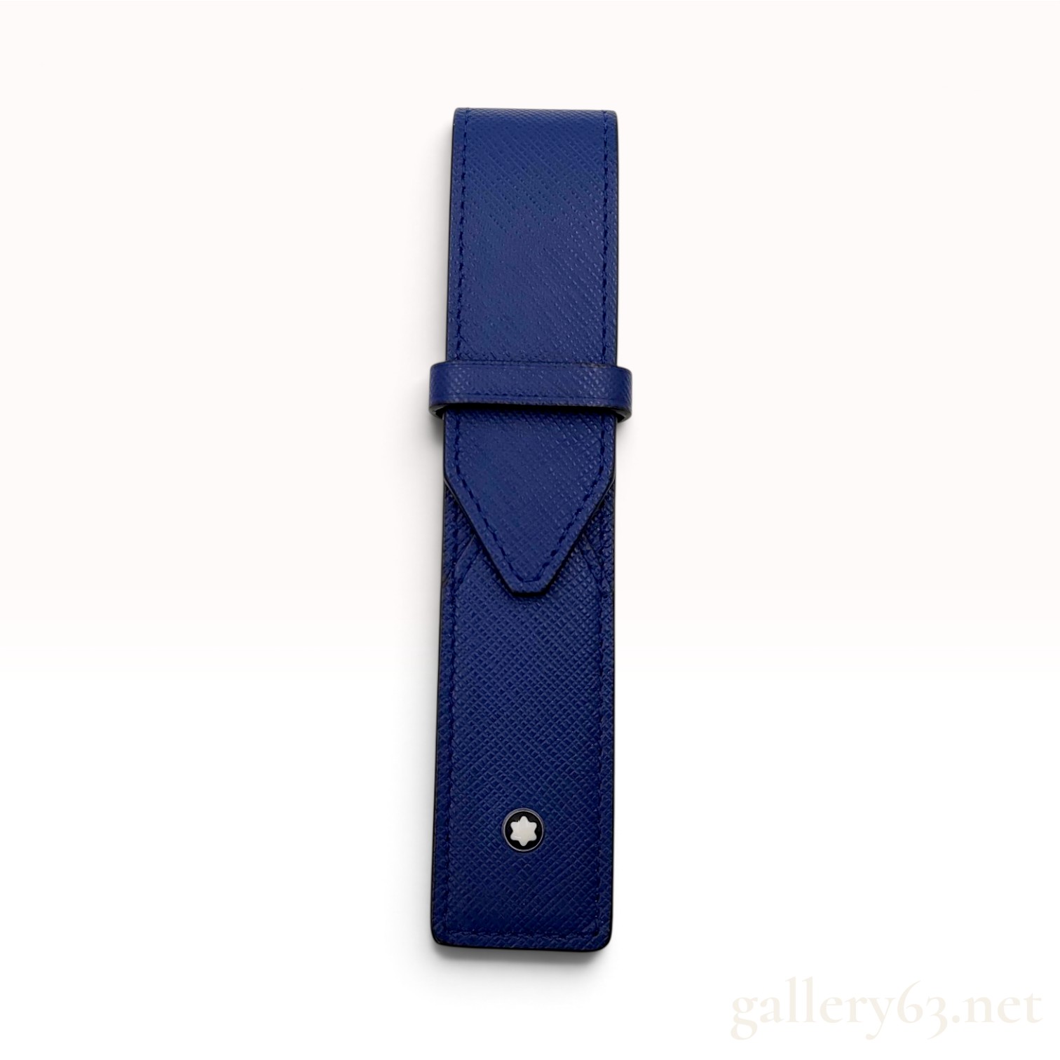 Montblanc Sartorial Blue Saffiano Leather Single Pen Pouch