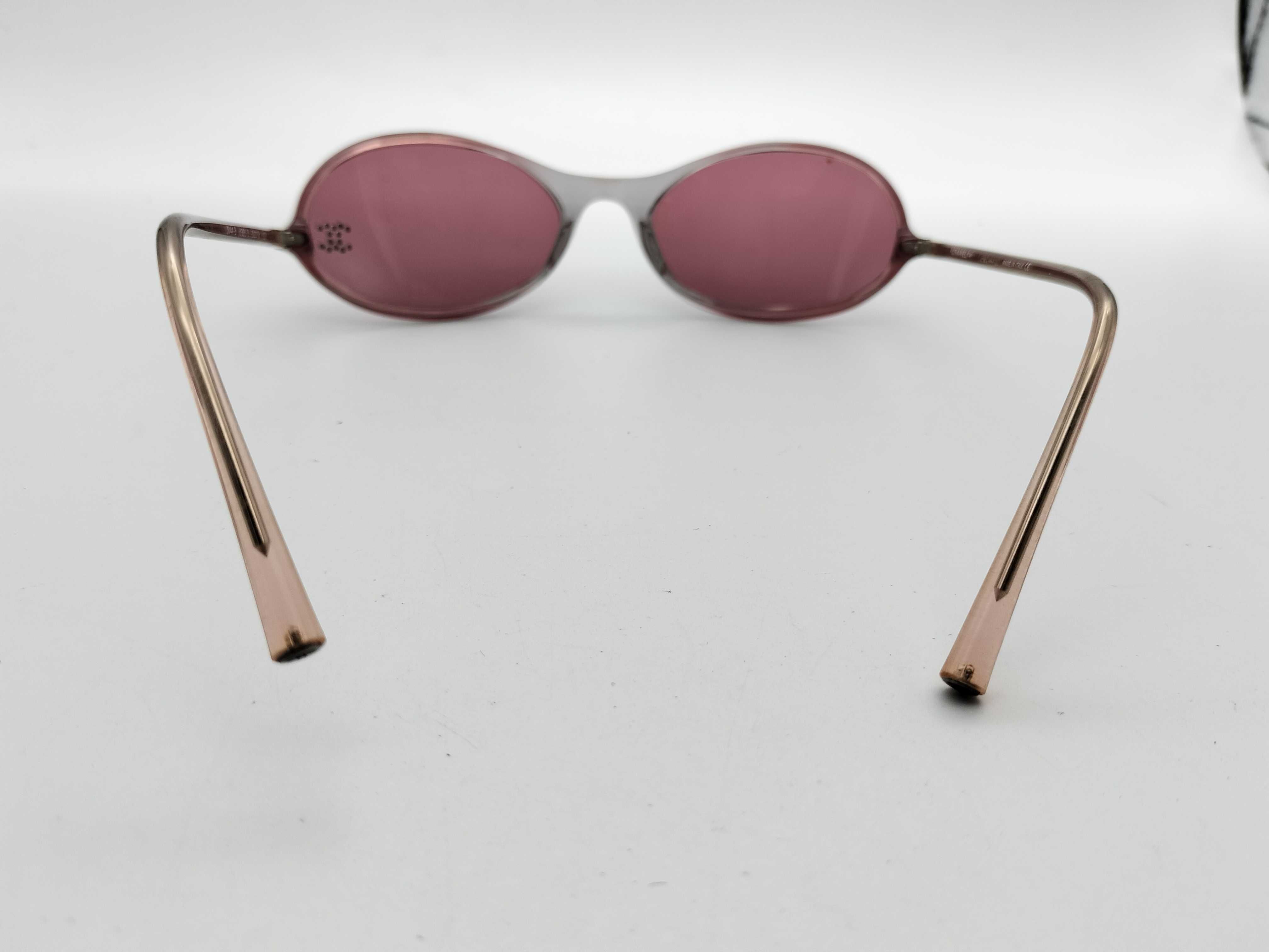 Chanel 5044-B Rhinestone Coco Mark Oval Sunglasses