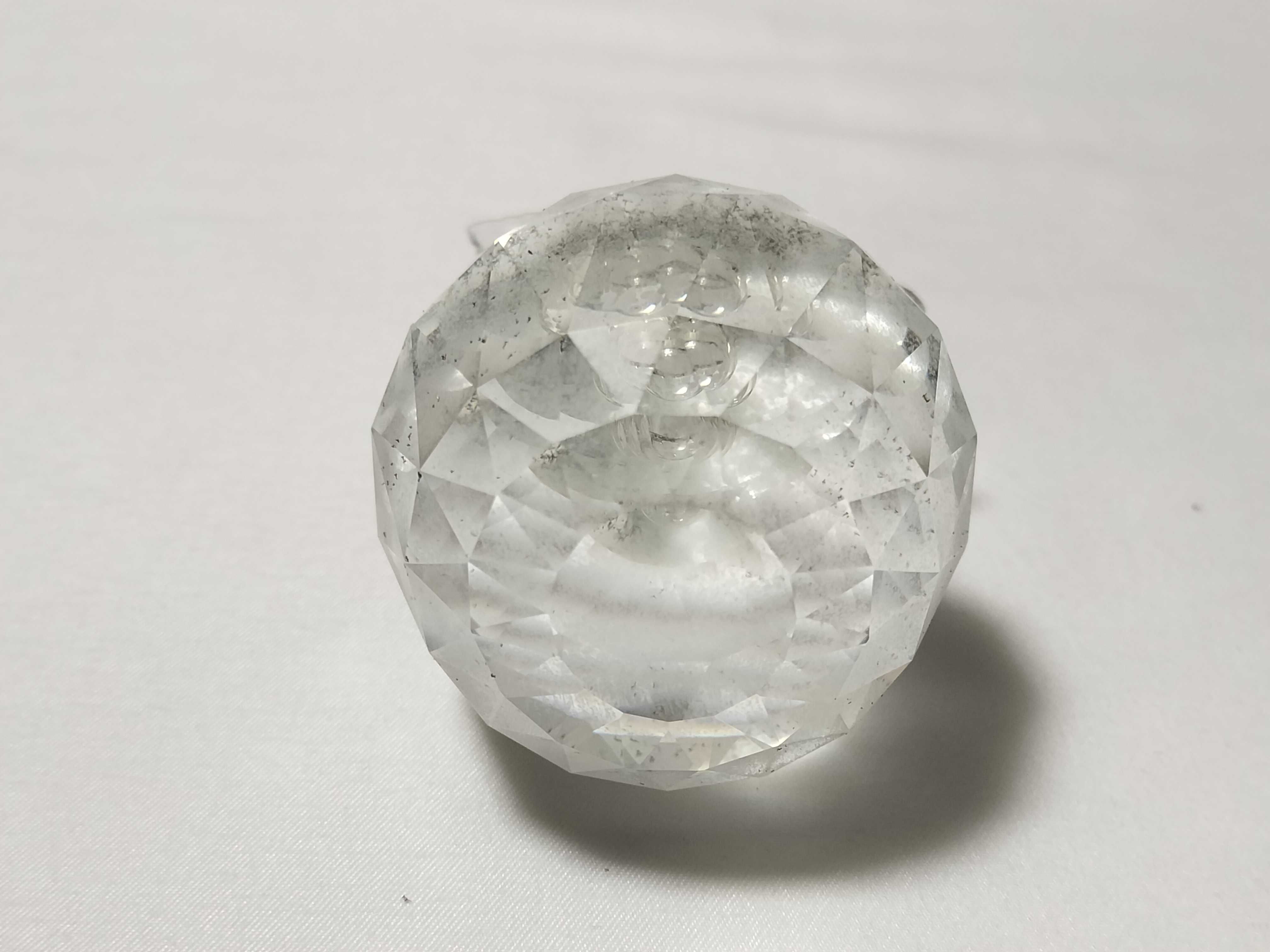 Swarovski Silver Crystal Apple Figurine with Box