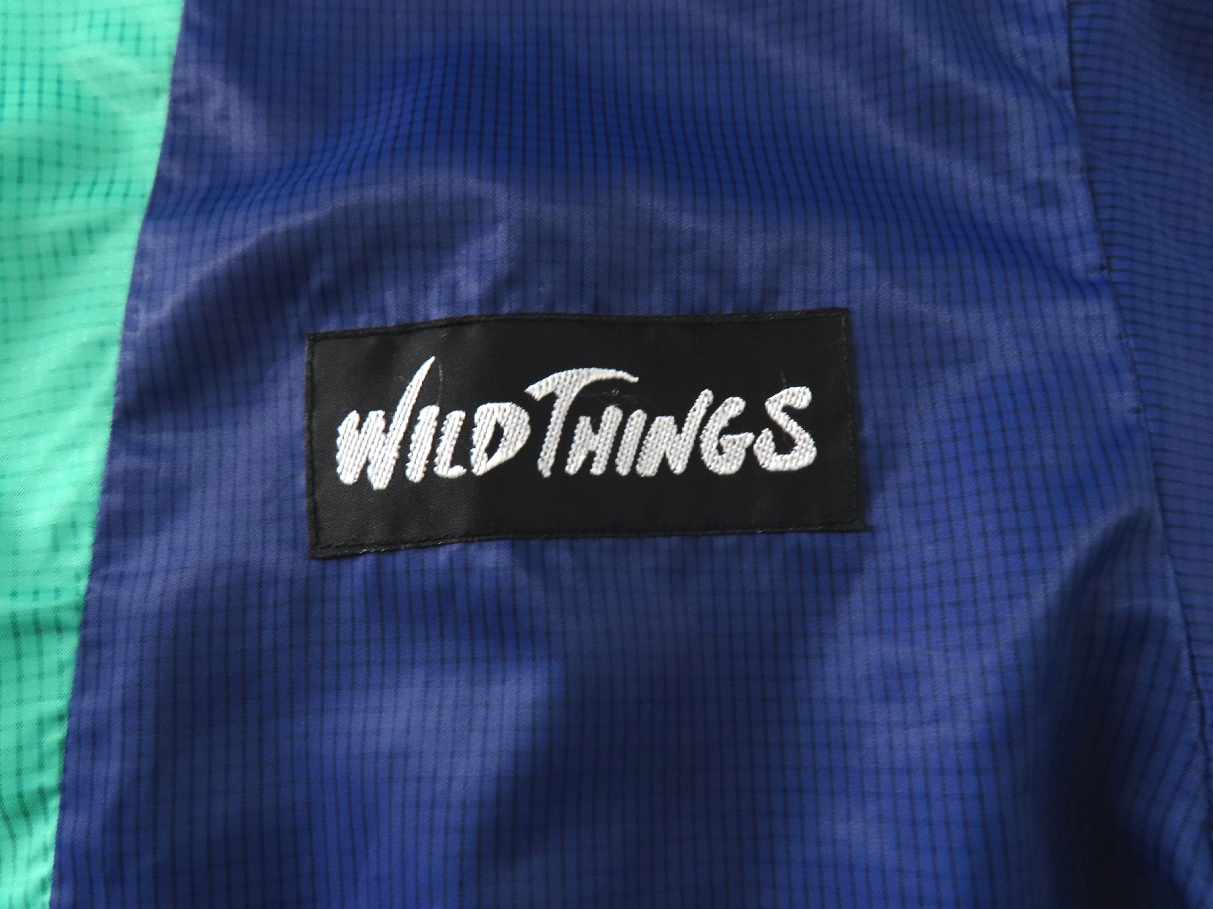 Wild Things Navy Blue and Mint Green Two Piece Technical Shell Set