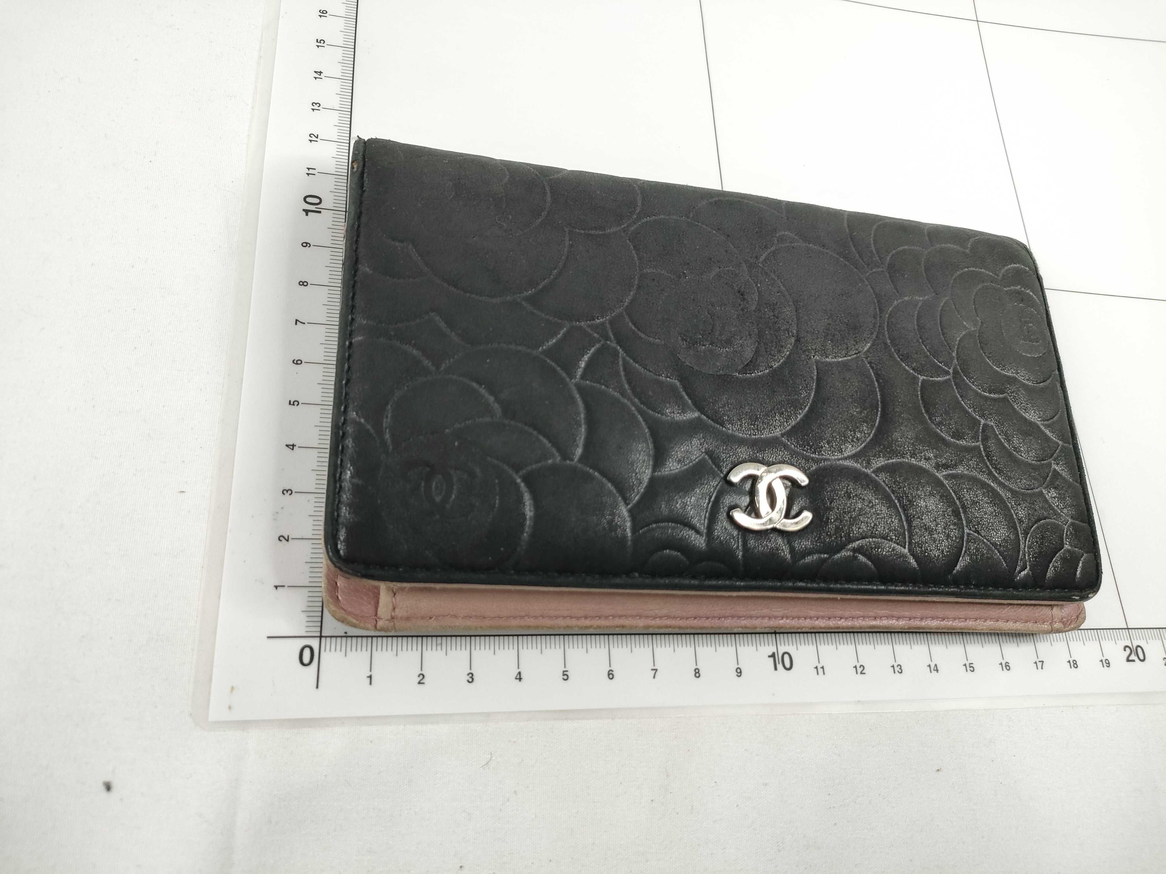 Two Chanel Leather Wallets with Box