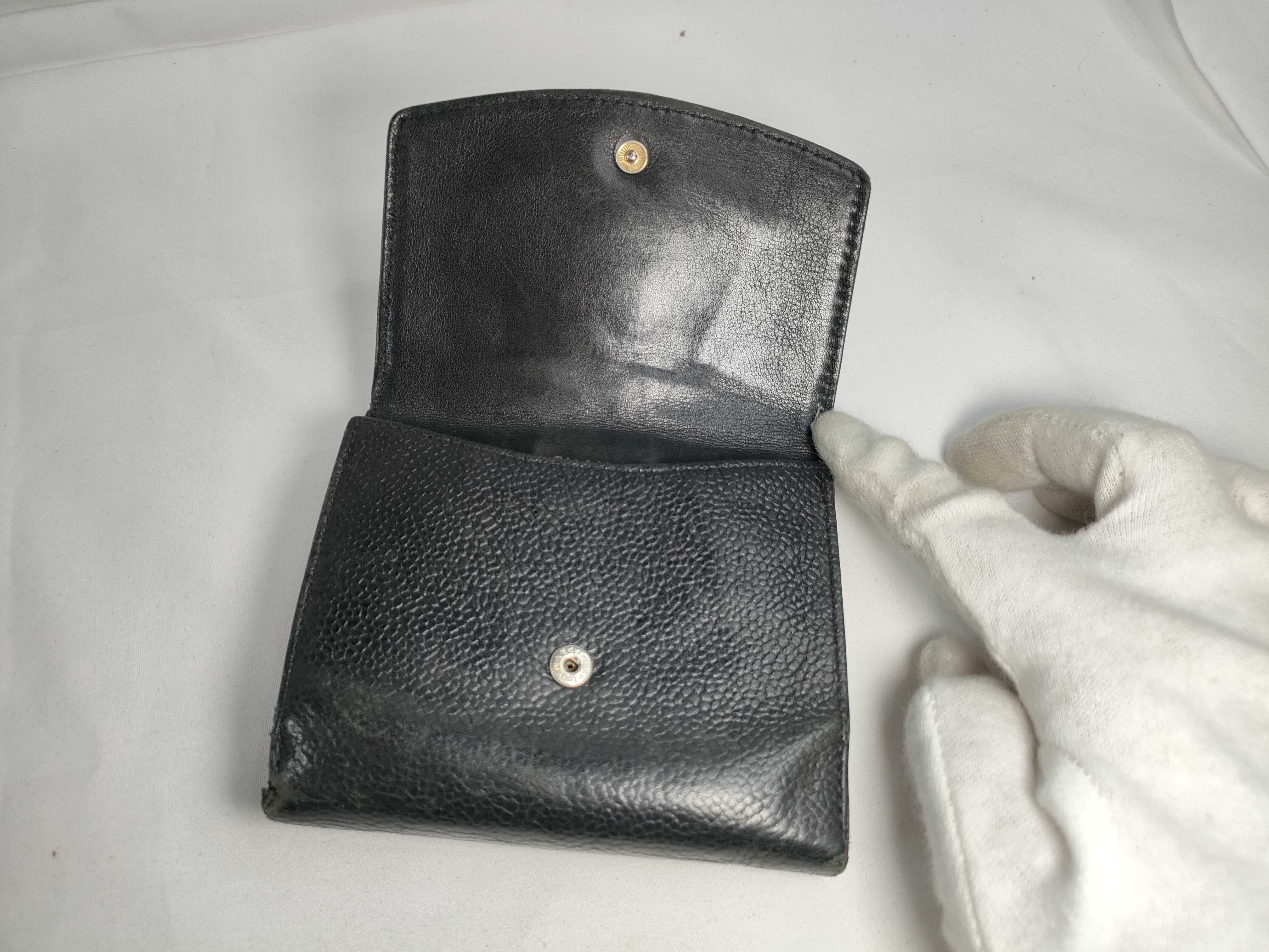 Two Chanel Leather Wallets with Box