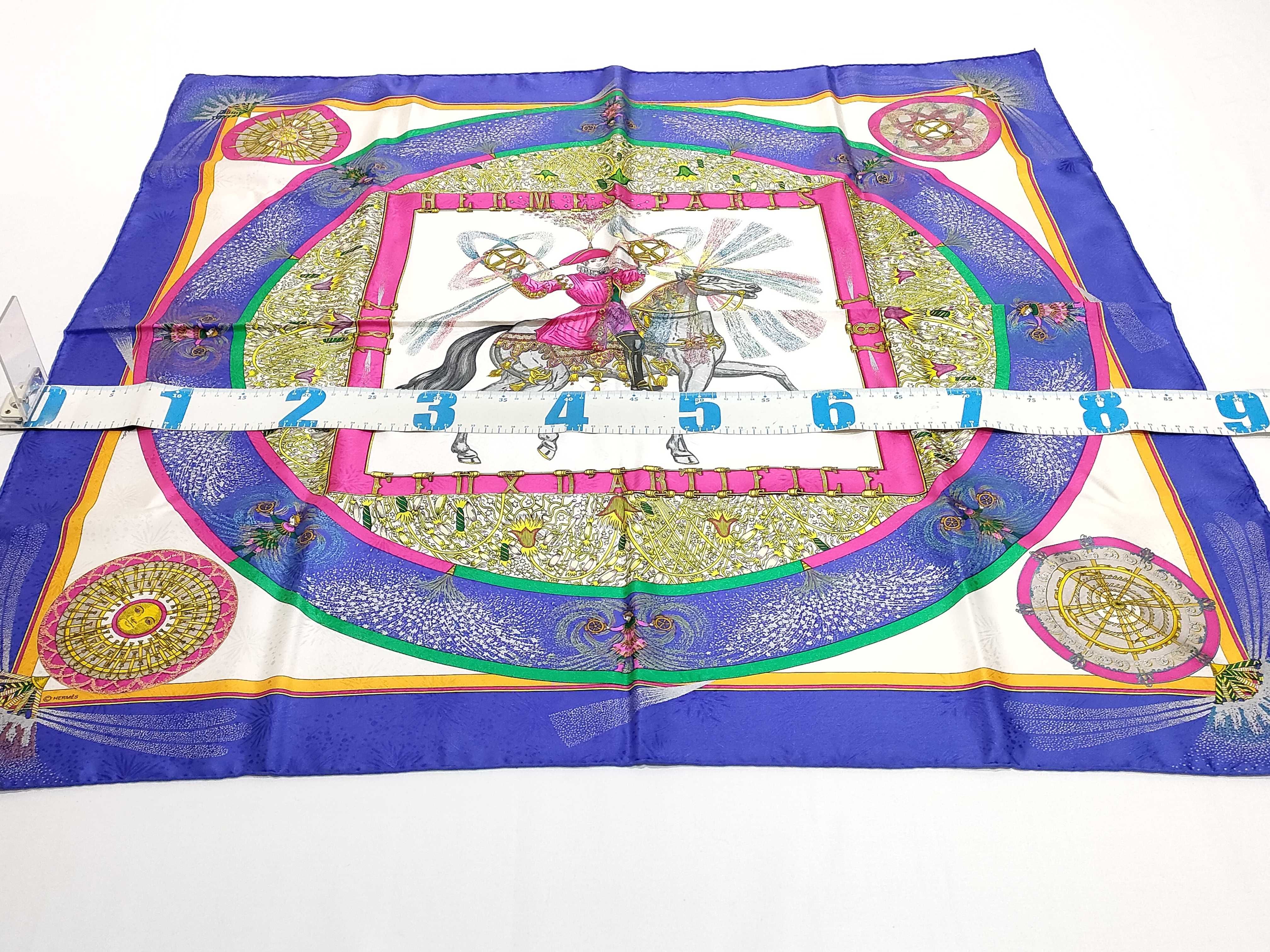 Hermes Feux d'Artifice Silk Carre 90