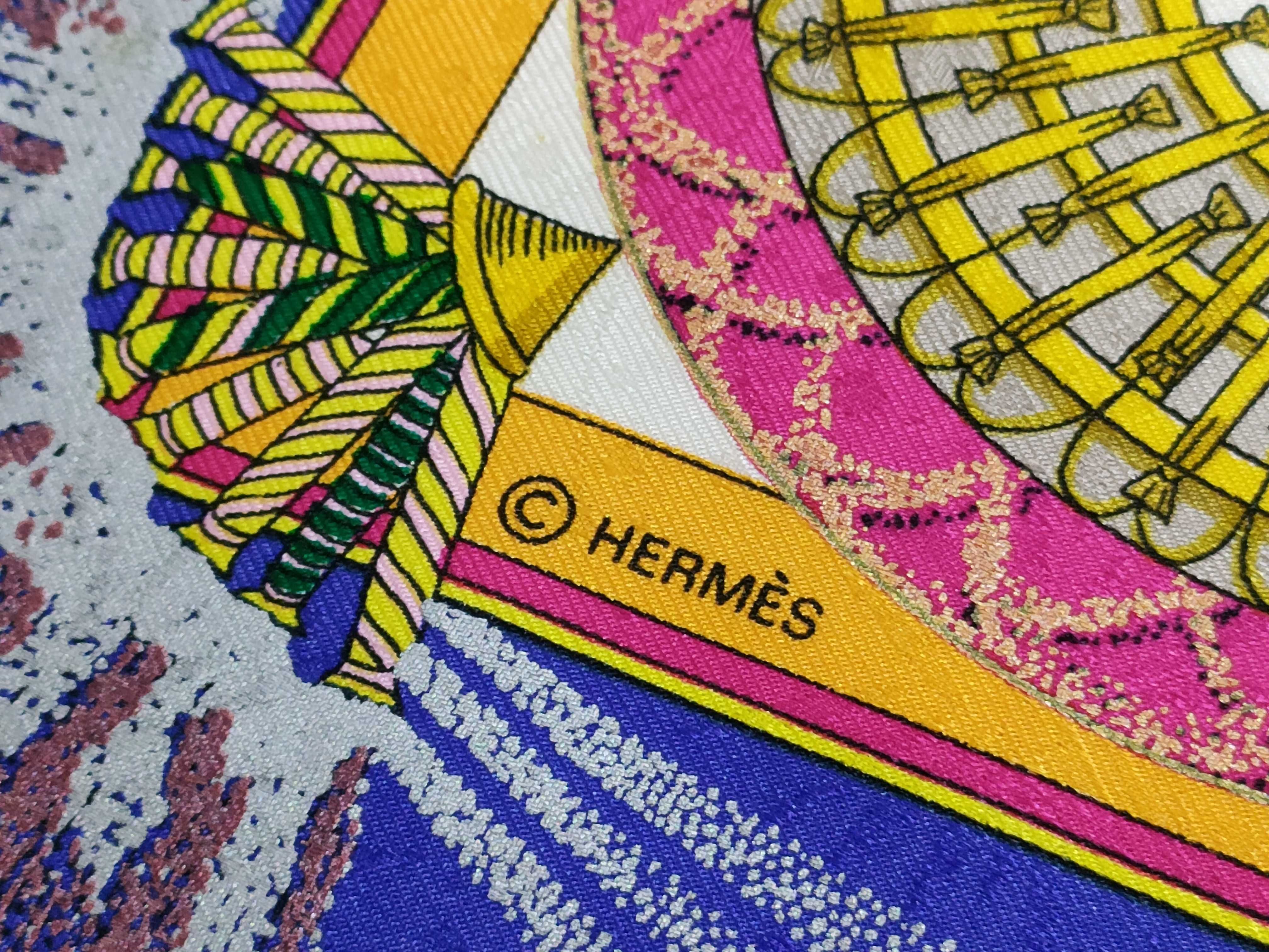 Hermes Feux d'Artifice Silk Carre 90