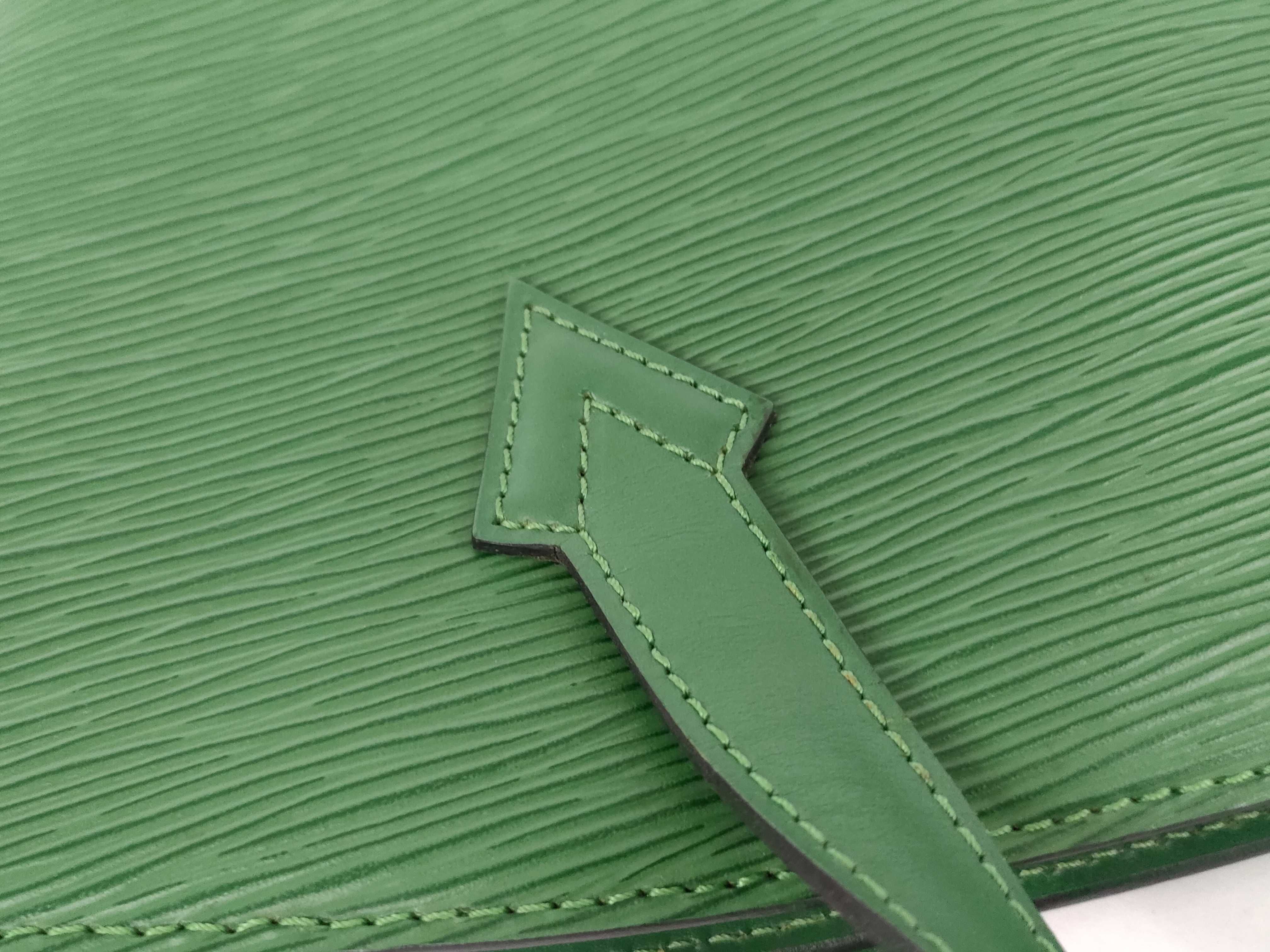 Louis Vuitton Saint Jacques Borneo Green Epi Leather Shopping Tote GM