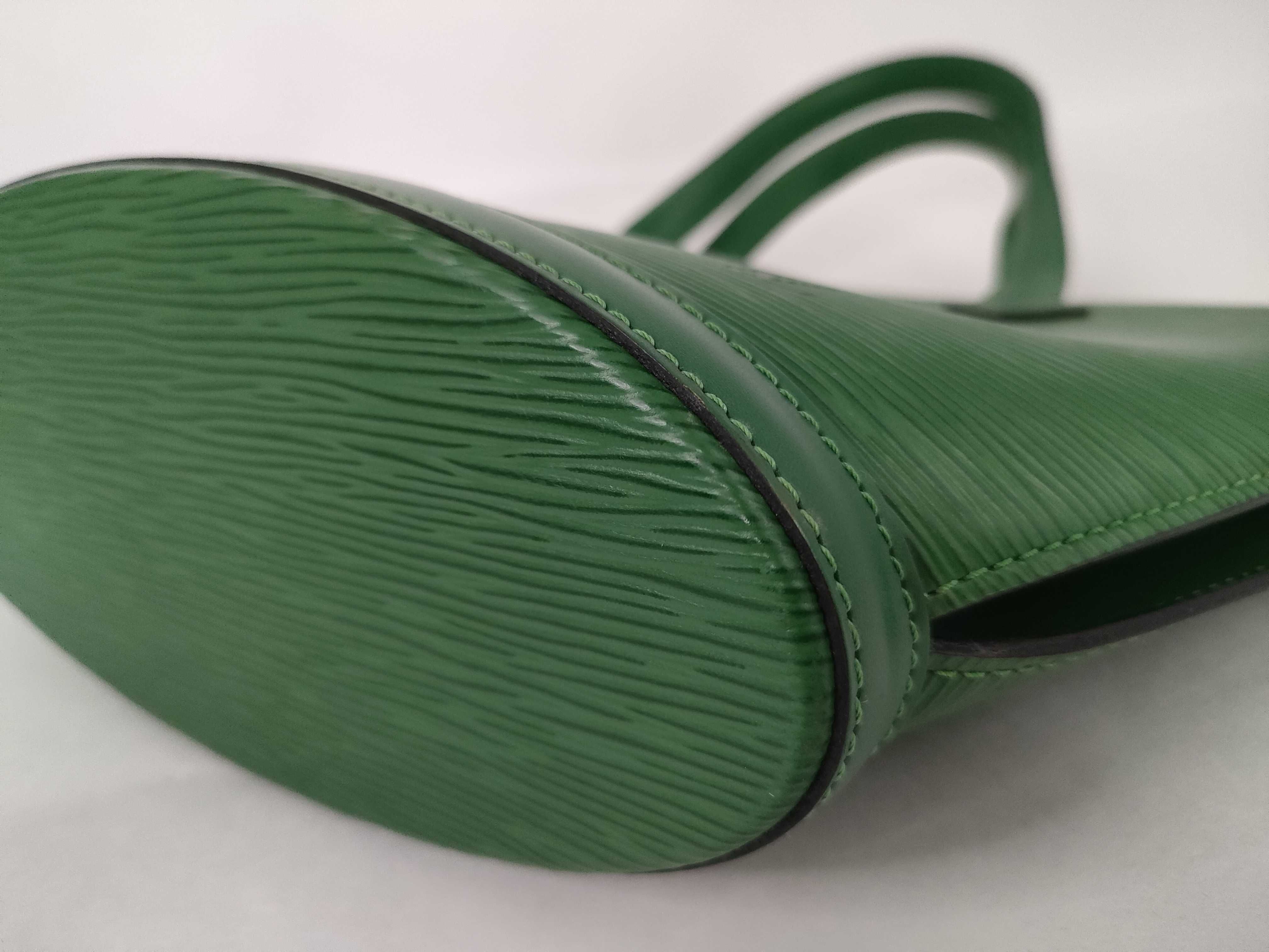 Louis Vuitton Saint Jacques Borneo Green Epi Leather Shopping Tote GM
